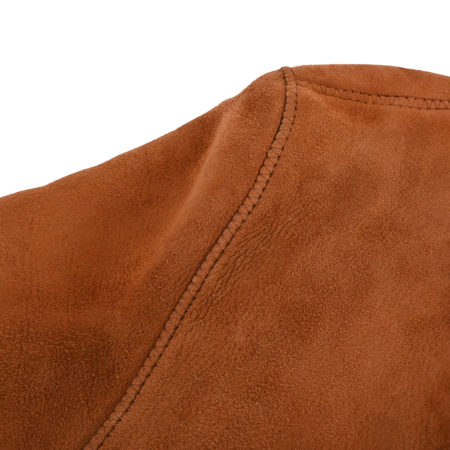 HERMES コート ムートン キャメル 38