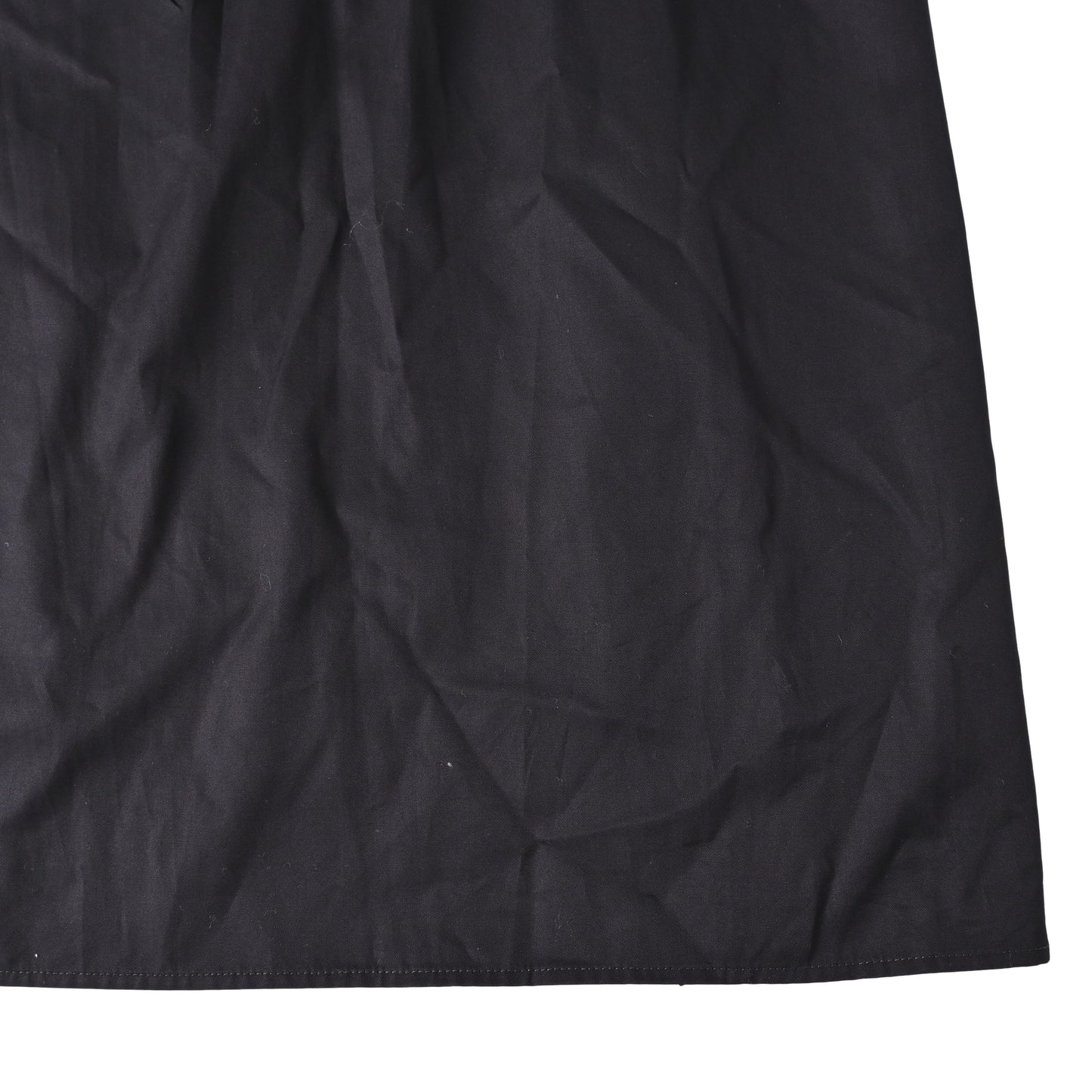HERMES シャツワンピース コットン 黒 42