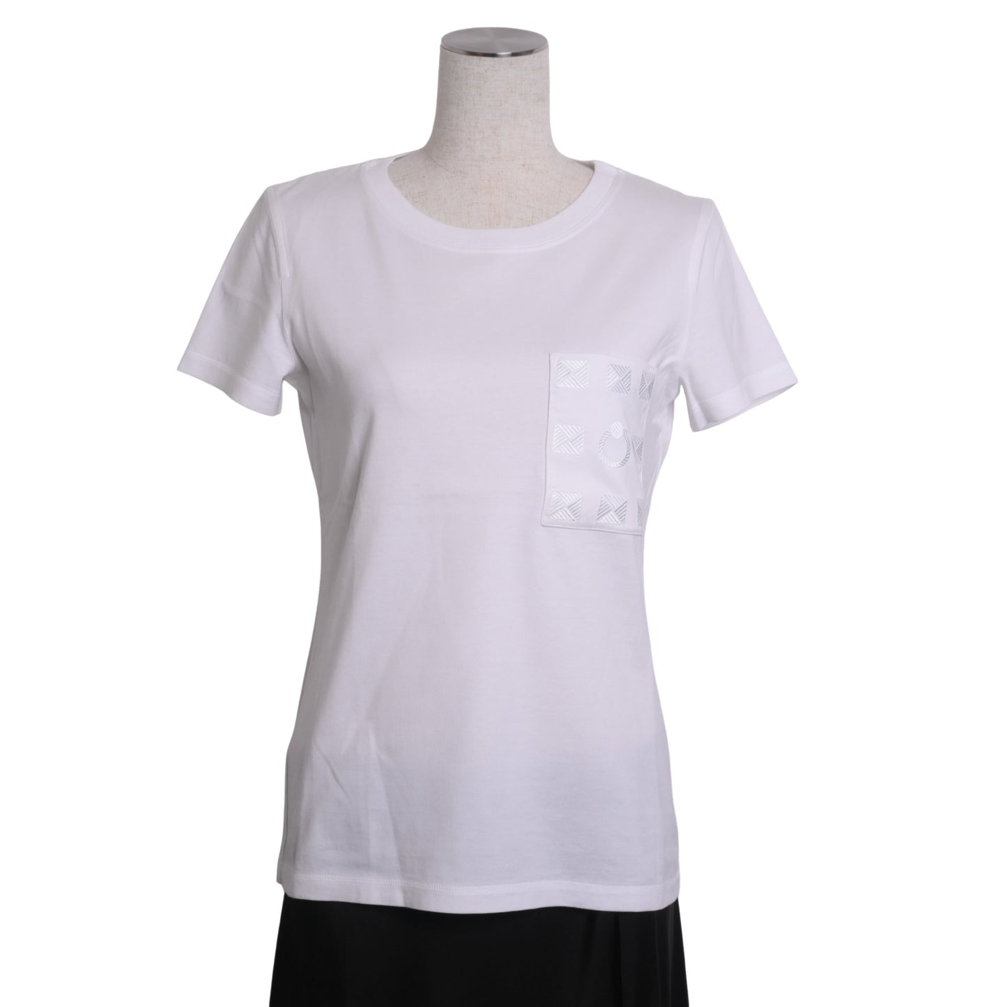 HERMES Tシャツ コットン 白 36