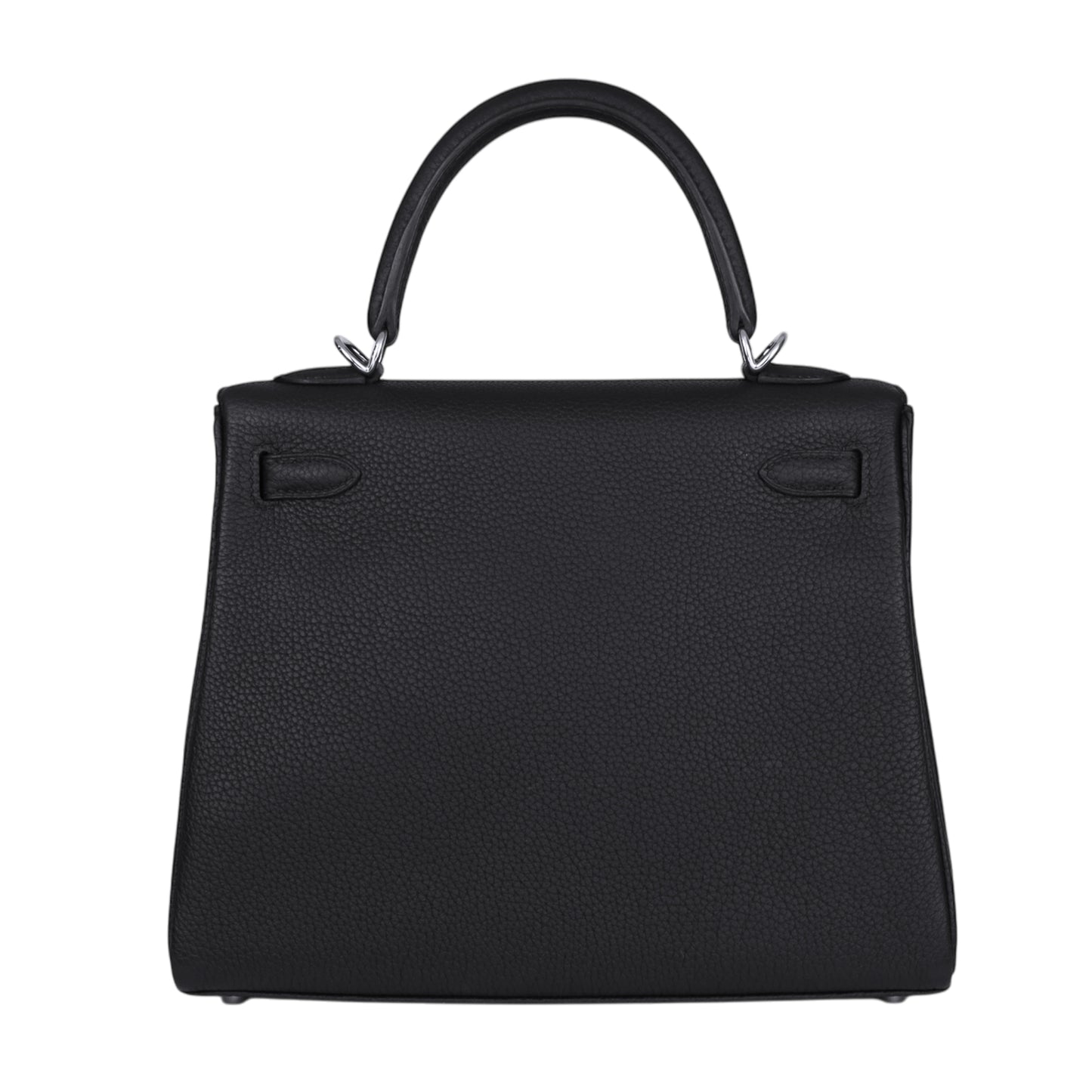 Kelly 25 Togo Black SS B engraved