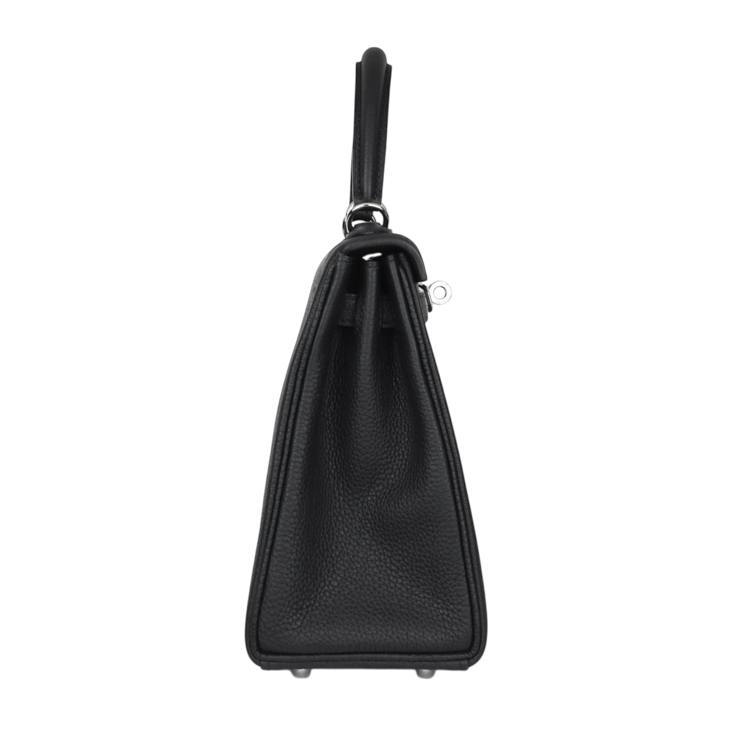 Kelly 25 Togo Black SS B engraved