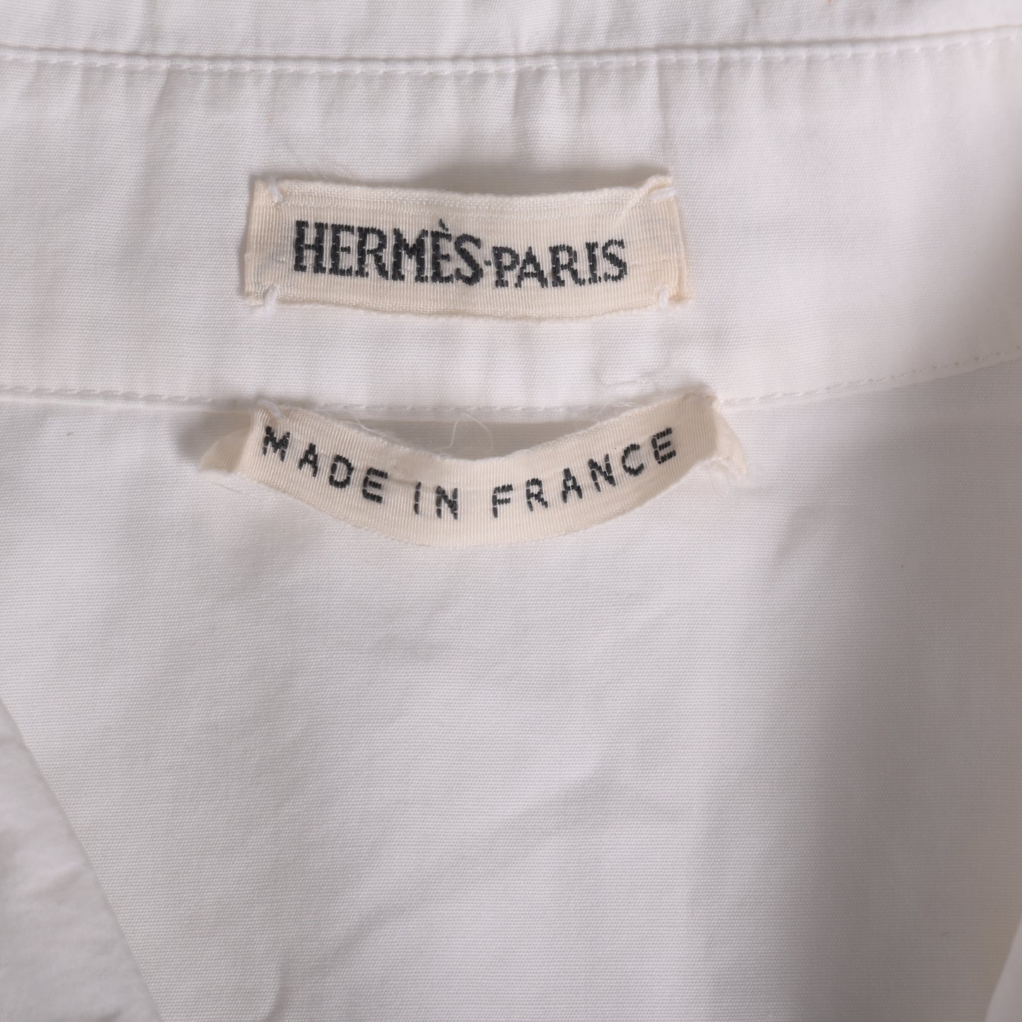 HERMES ヴァルーズシャツ コットン 白 38