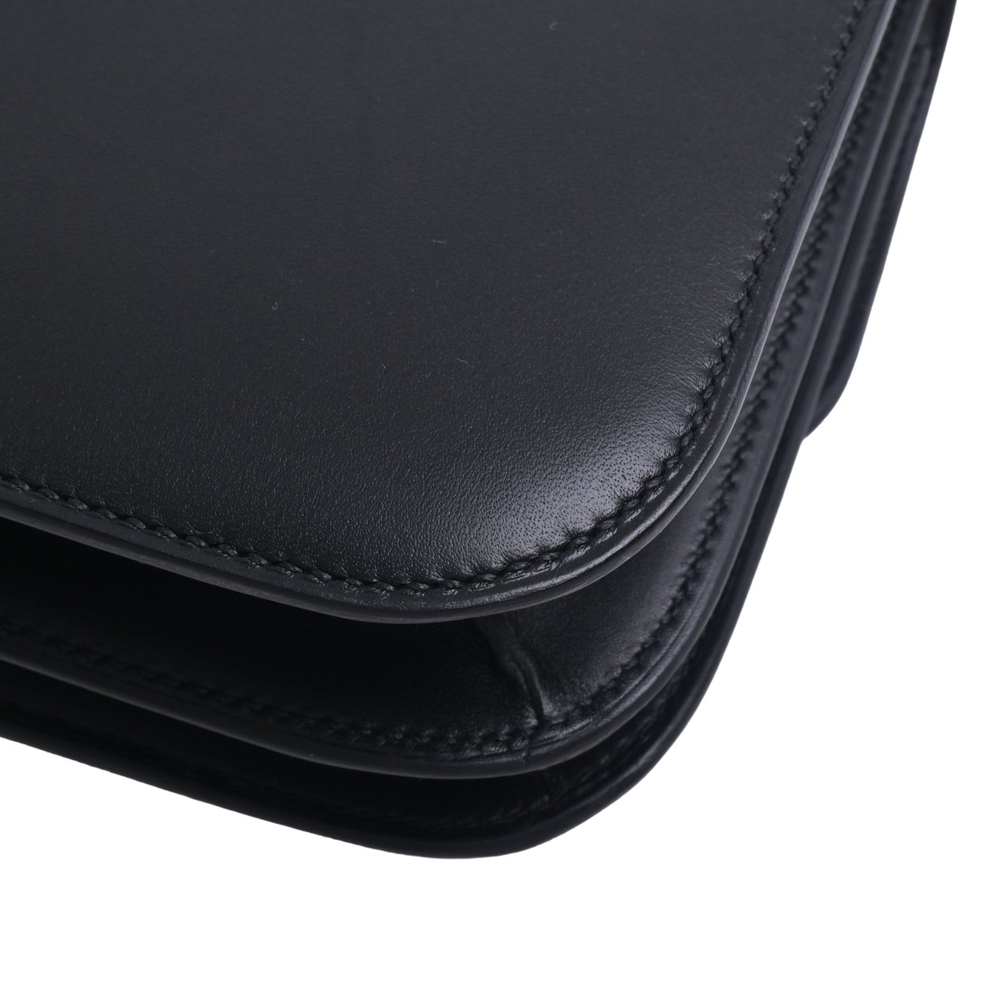 HERMES コンスタンスミニ スタジオ ムッシュ 黒 ミラーシルバー金具 Z刻印