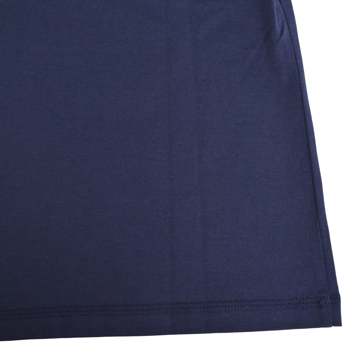 HERMES Tシャツ H刺繍 コットン ネイビー 36