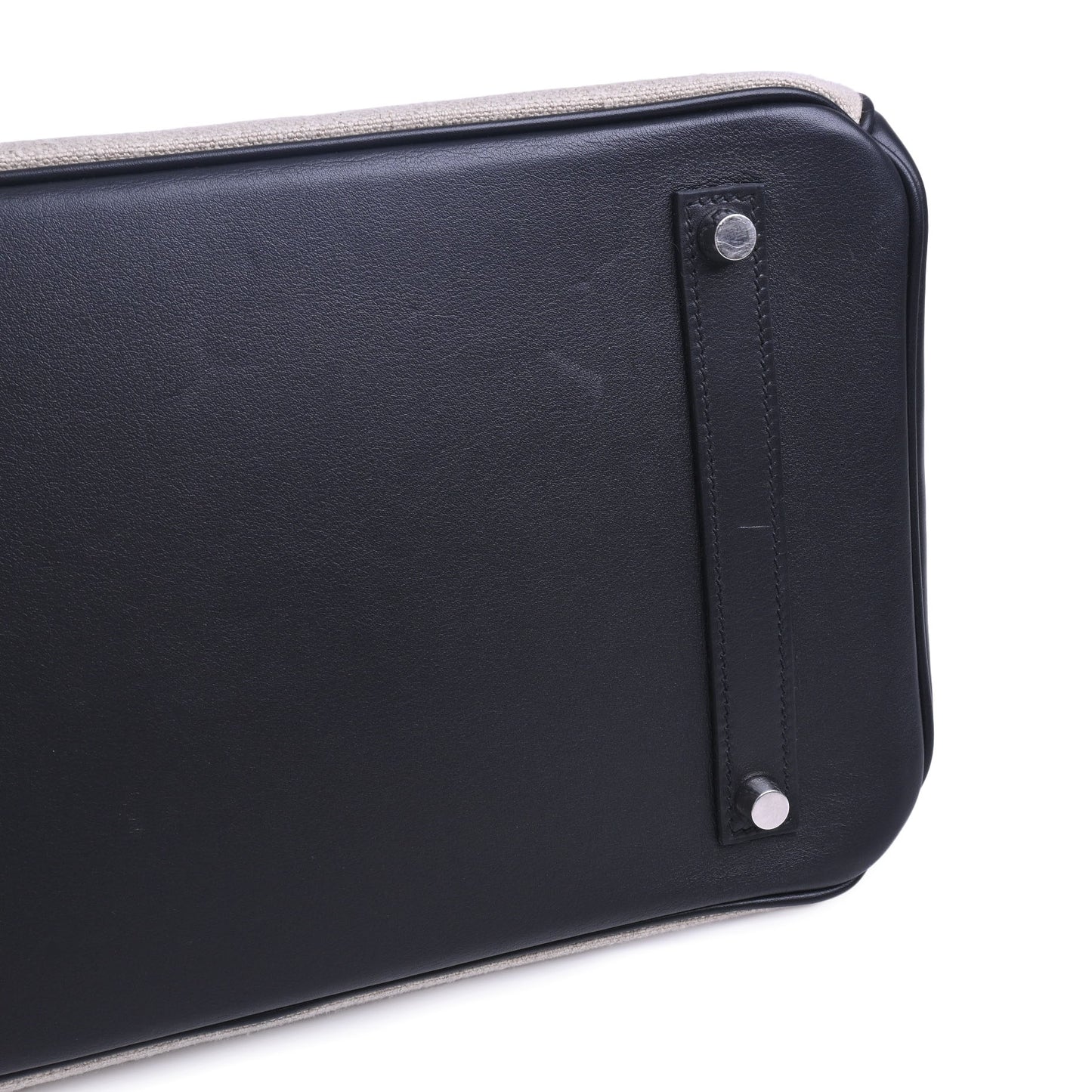 HERMES バーキン35 デシュネ トワルドゥキャンプ ヴォースイフト 黒 SS A刻印