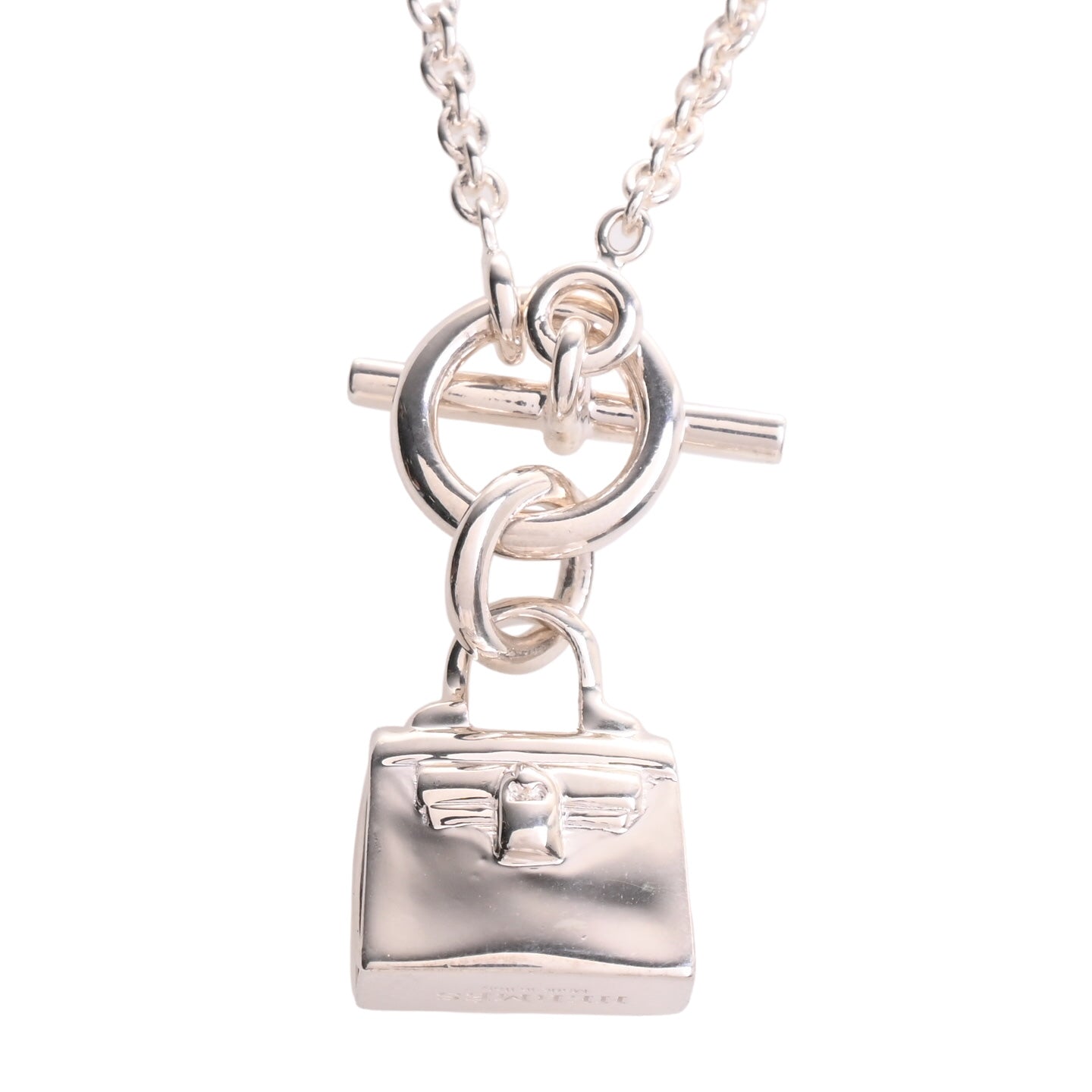 HERMES アミュレット ケリー ネックレス SV