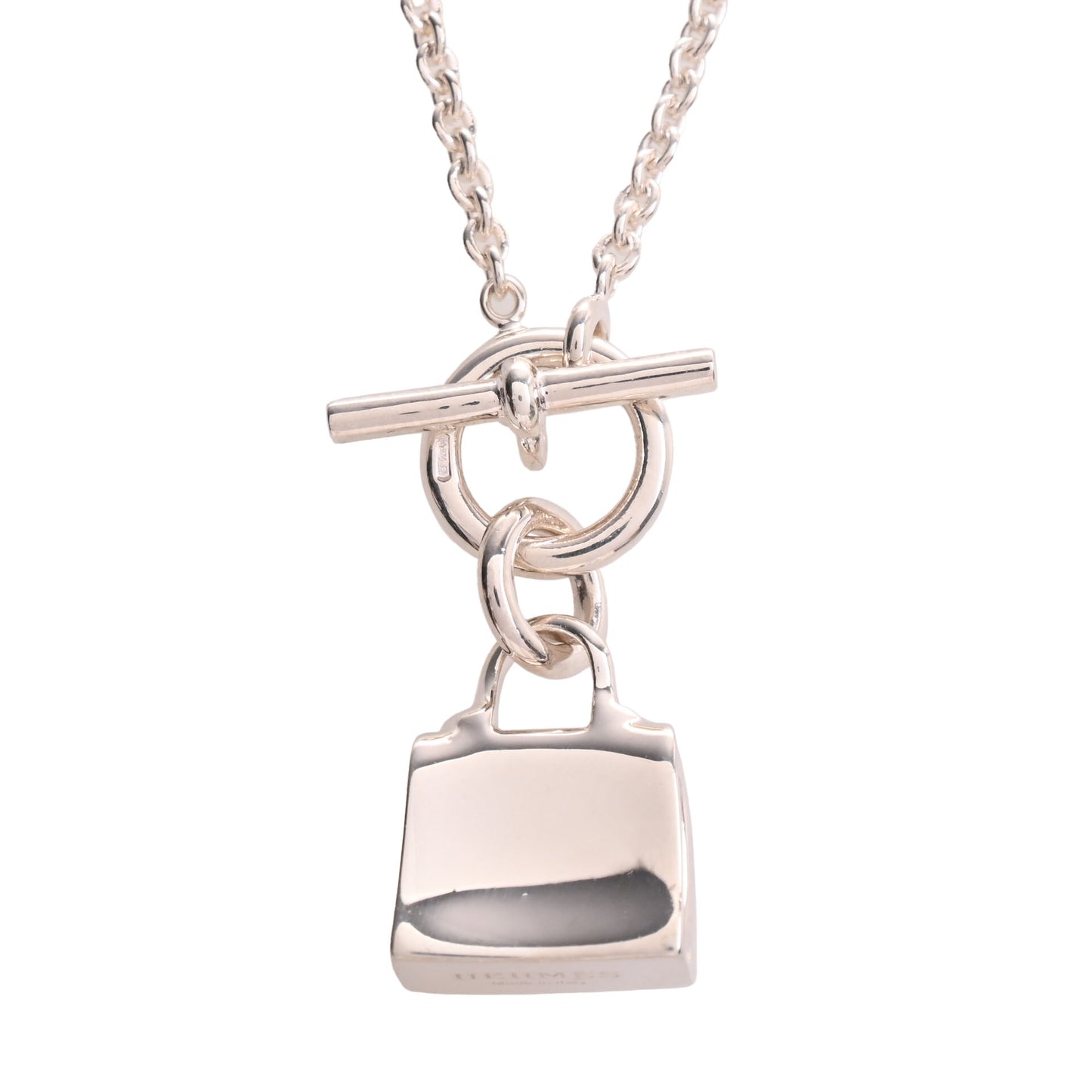 HERMES アミュレット ケリー ネックレス SV