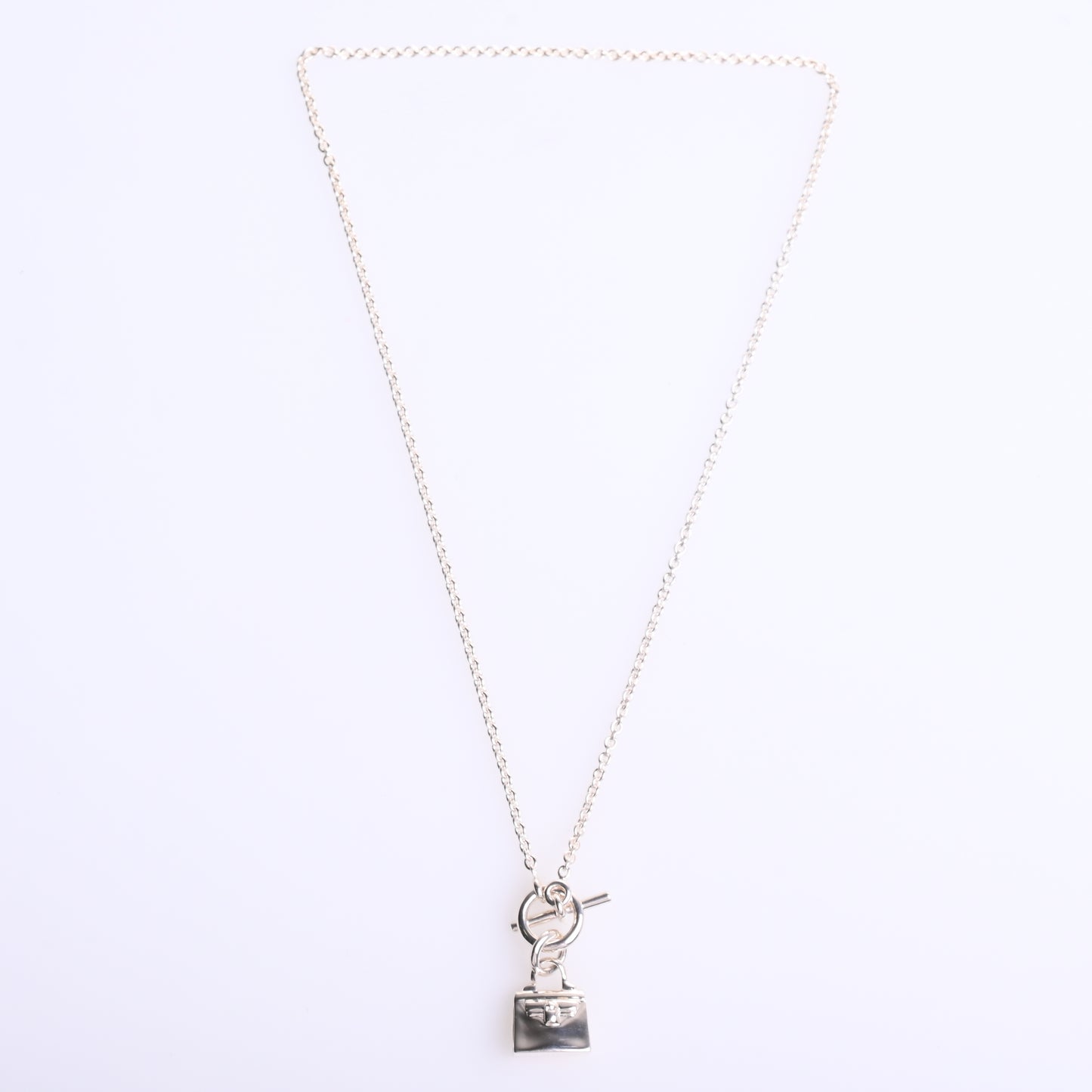 HERMES アミュレット ケリー ネックレス SV