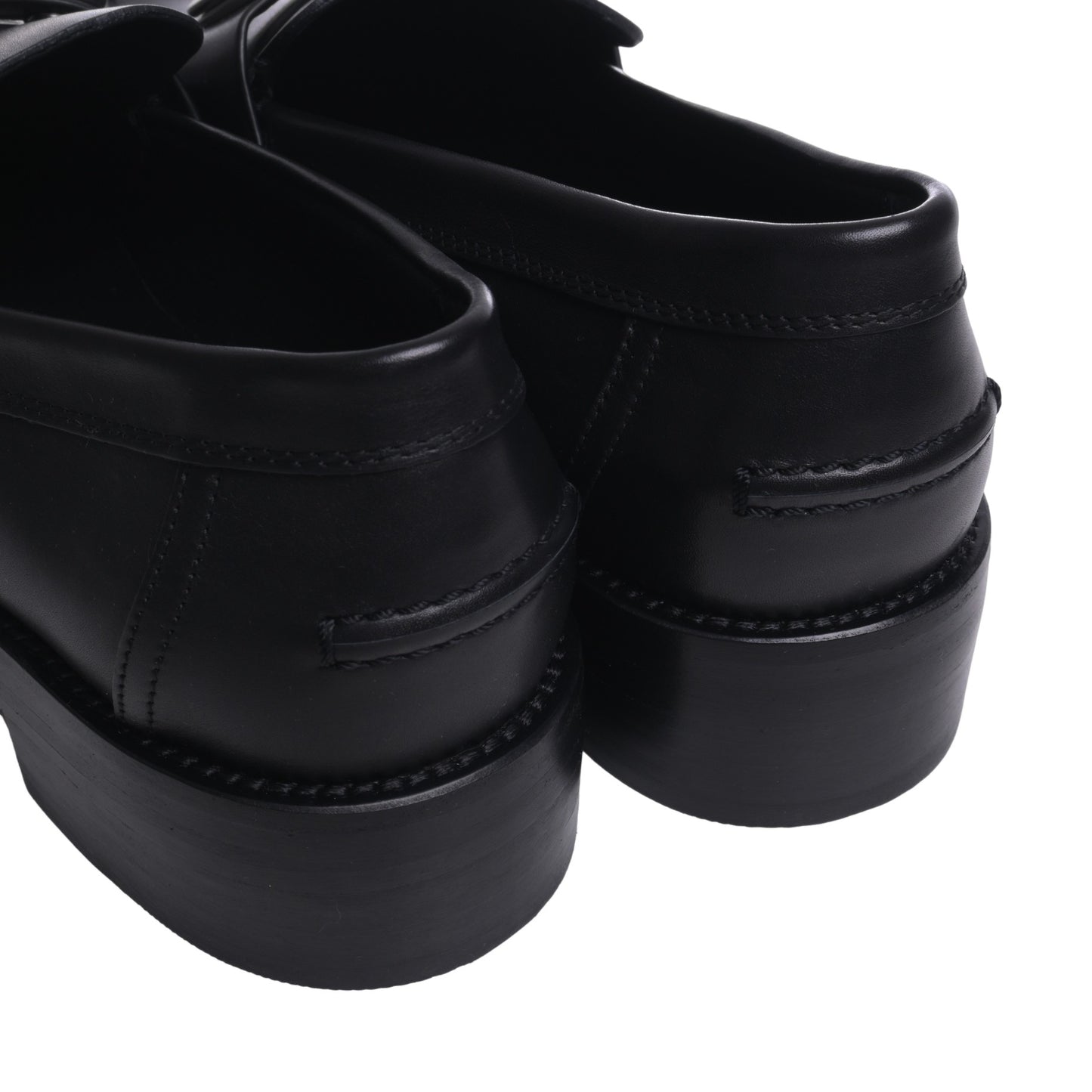 HERMES モカシン ホット 黒 SS 38