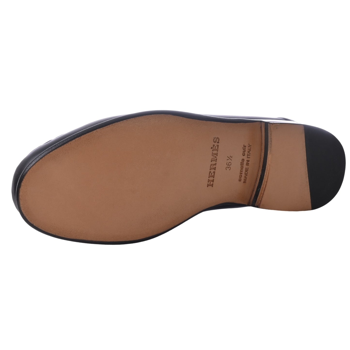 HERMES モカシン ケネディ 黒 36 1/2