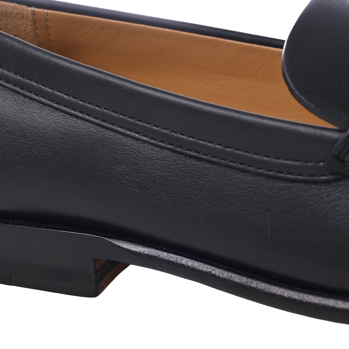 HERMES モカシン ケネディ 黒 36 1/2
