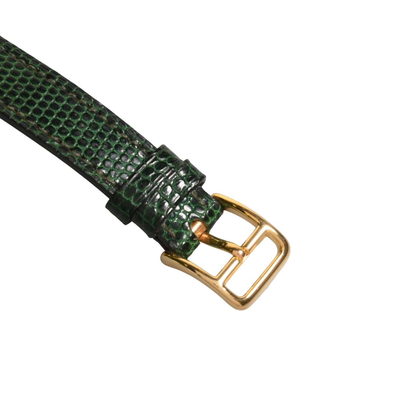 HERMES ケリーウォッチ リザード グリーン GP 〇Z刻印