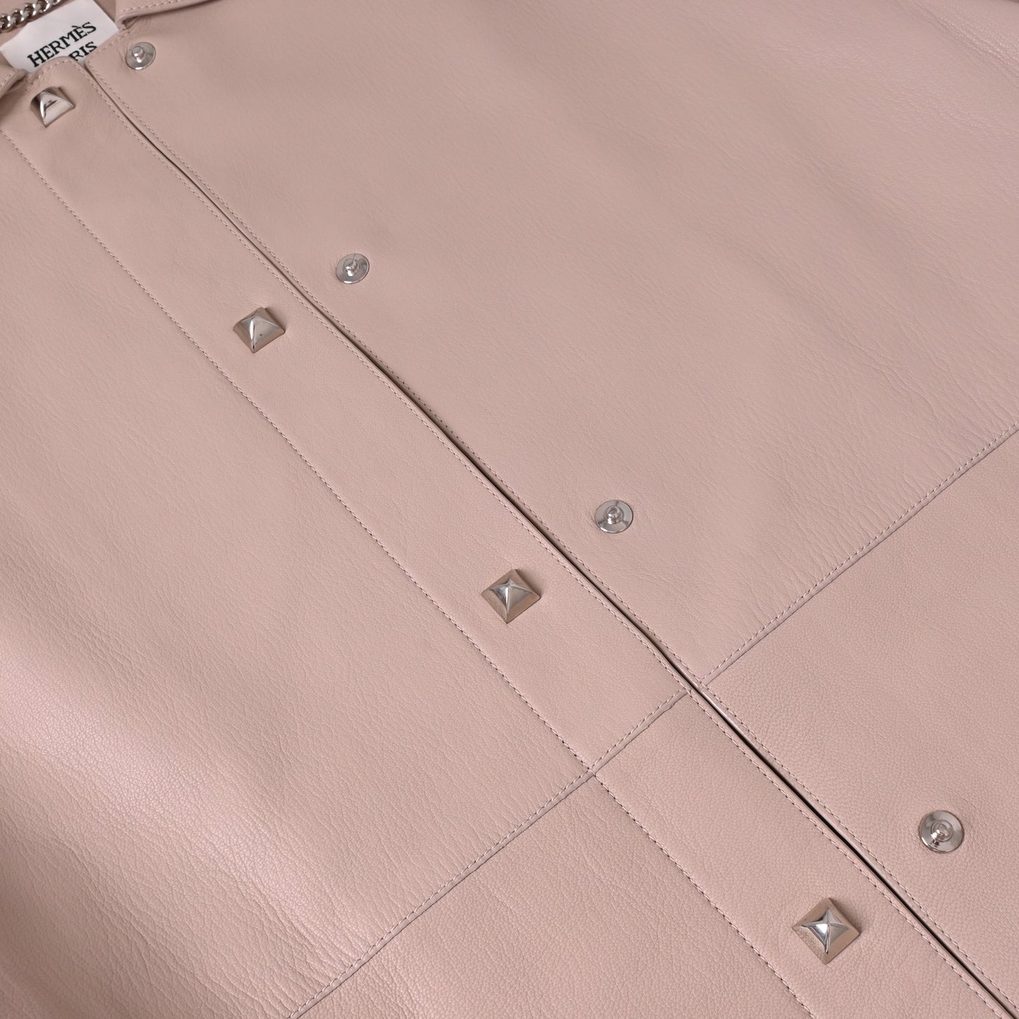 HERMES コート ネードル ゴート ベージュ 36