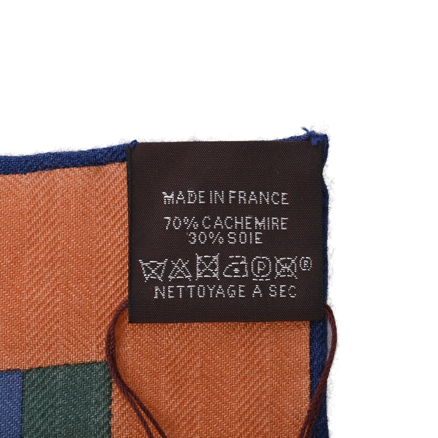 HERMES カレジェアン 精巧な馬車 カシミヤ マルチカラー