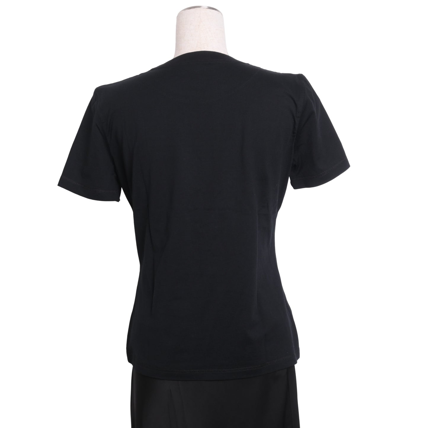 HERMES Tシャツ Do Re Boucles コットン 黒 38