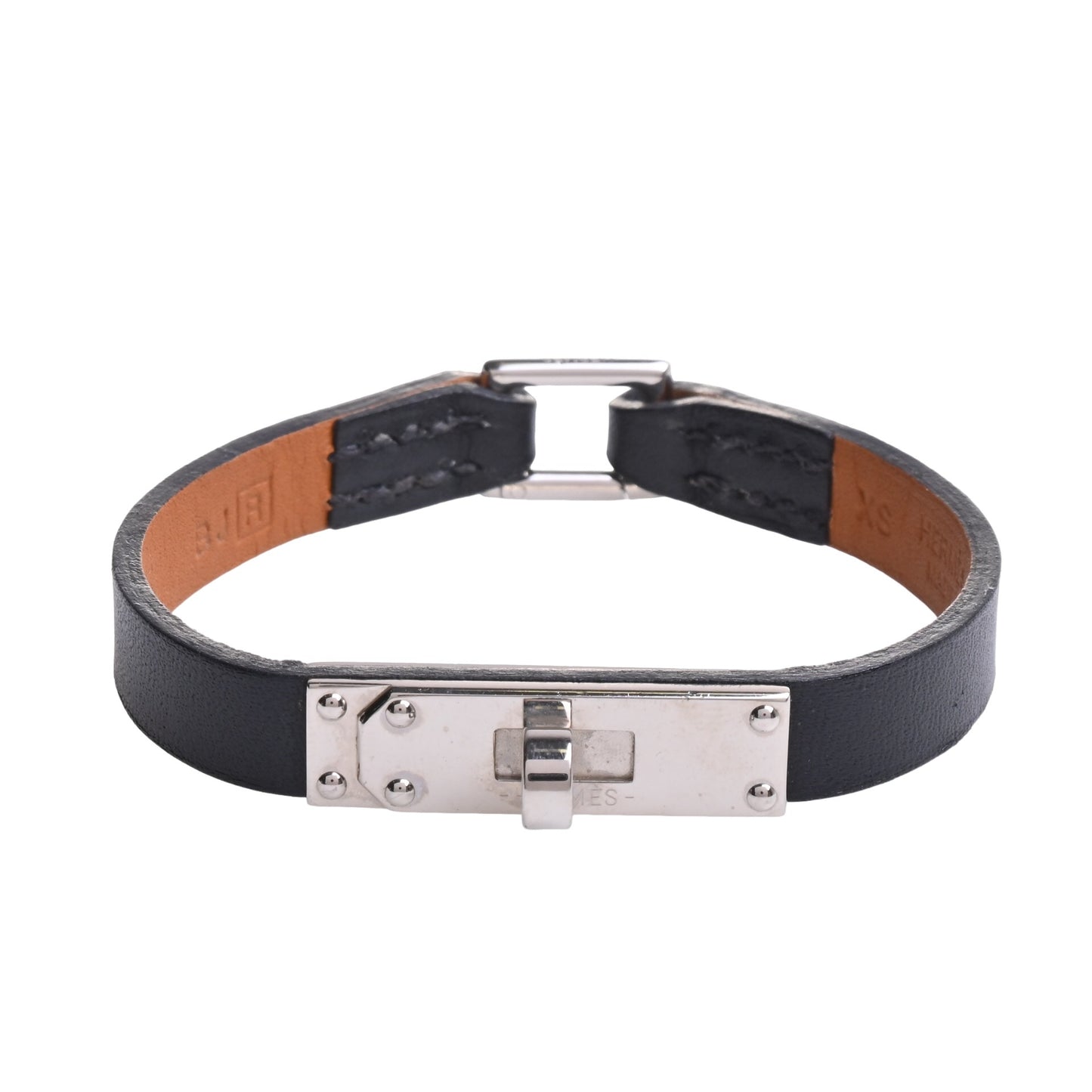 HERMES ケリーブレスレット 黒 SS □R刻印