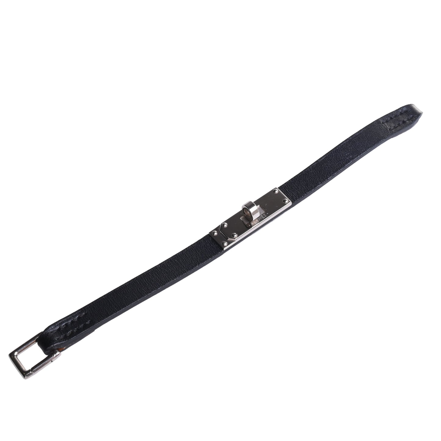 HERMES ケリーブレスレット 黒 SS □R刻印