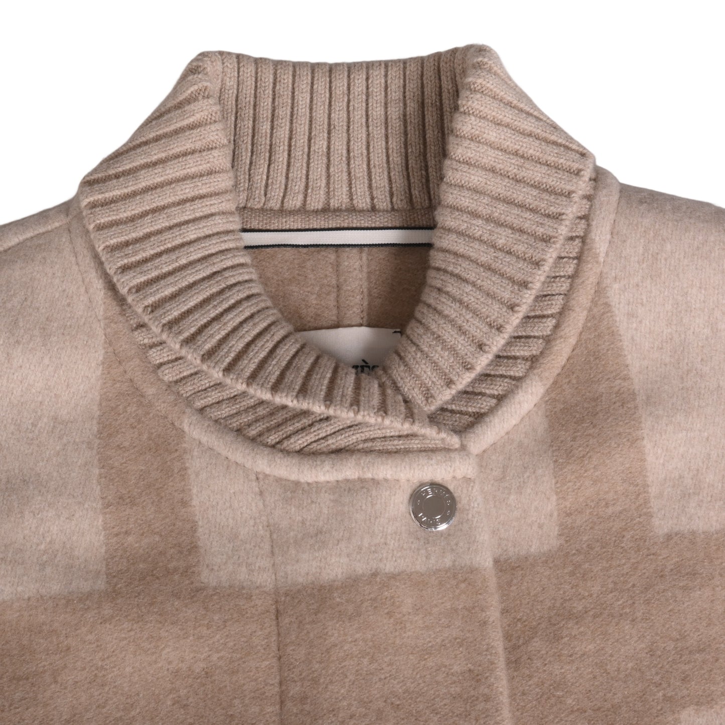 HERMES ロングブルゾン カシミア ディア ベージュ 40
