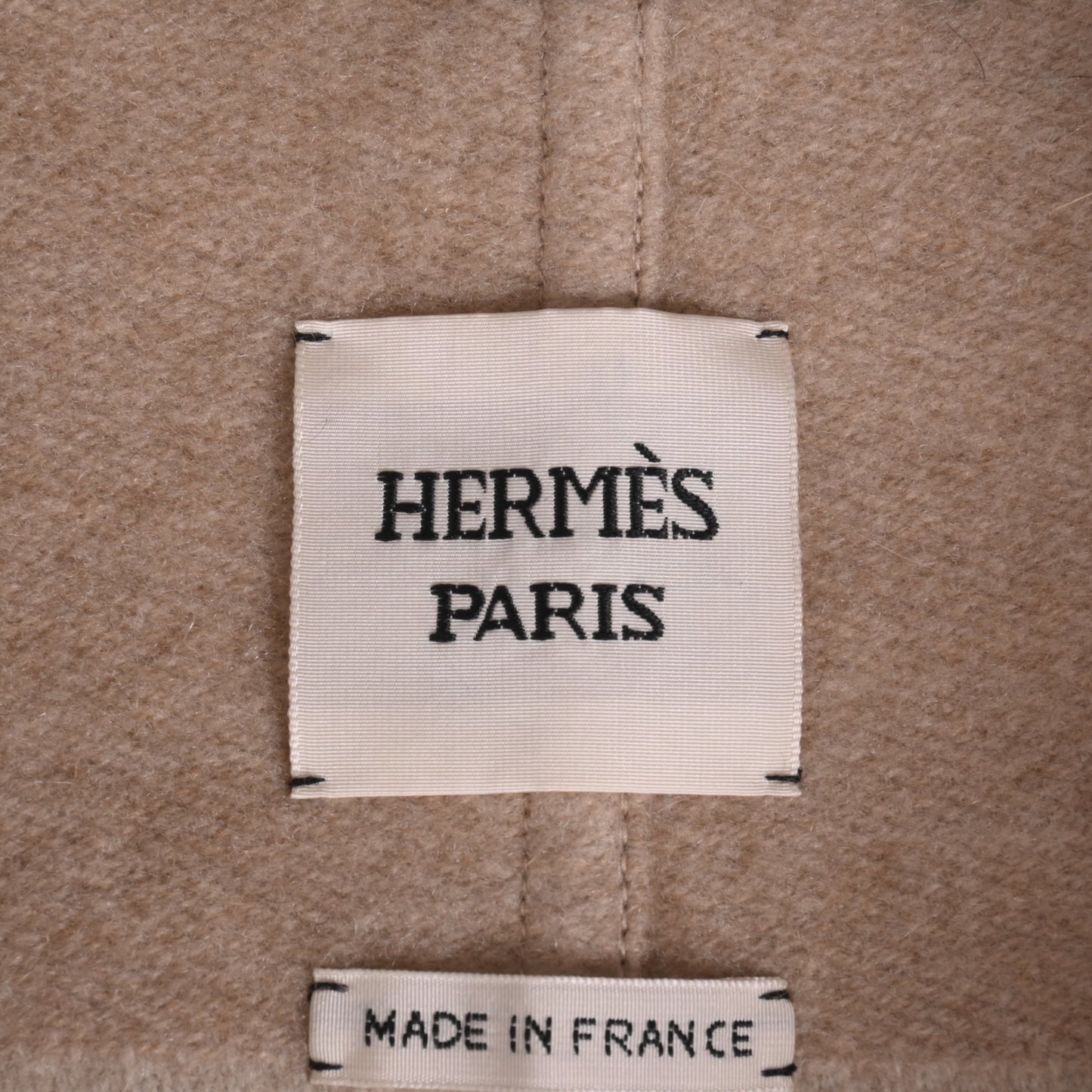 HERMES ロングブルゾン カシミア ディア ベージュ 40