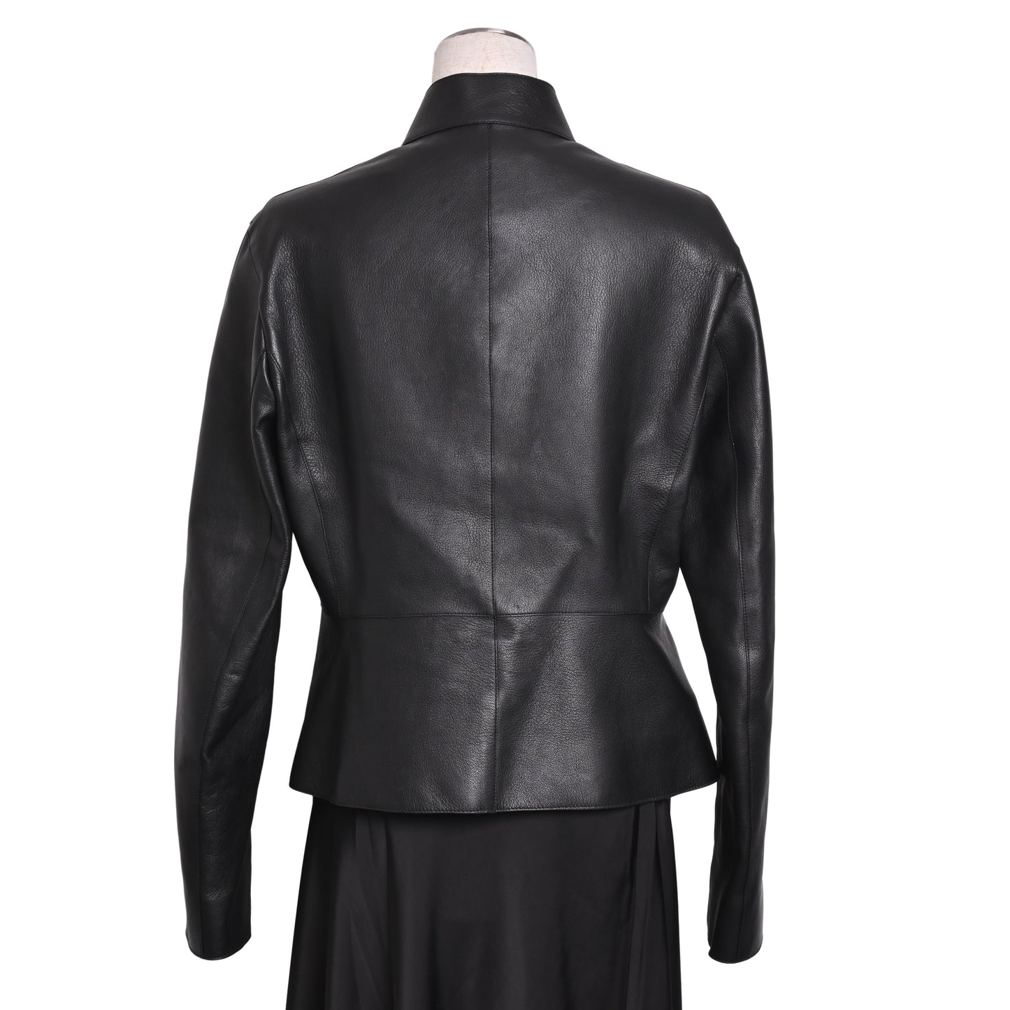 HERMES ライダース ジャケット レザー 黒 40