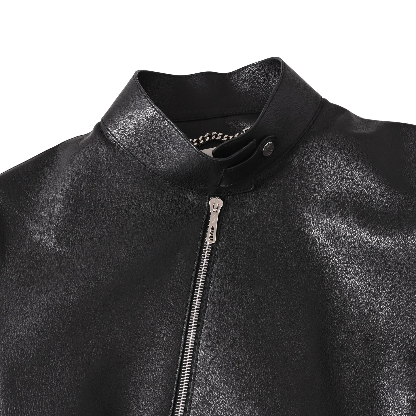 HERMES ライダース ジャケット レザー 黒 40