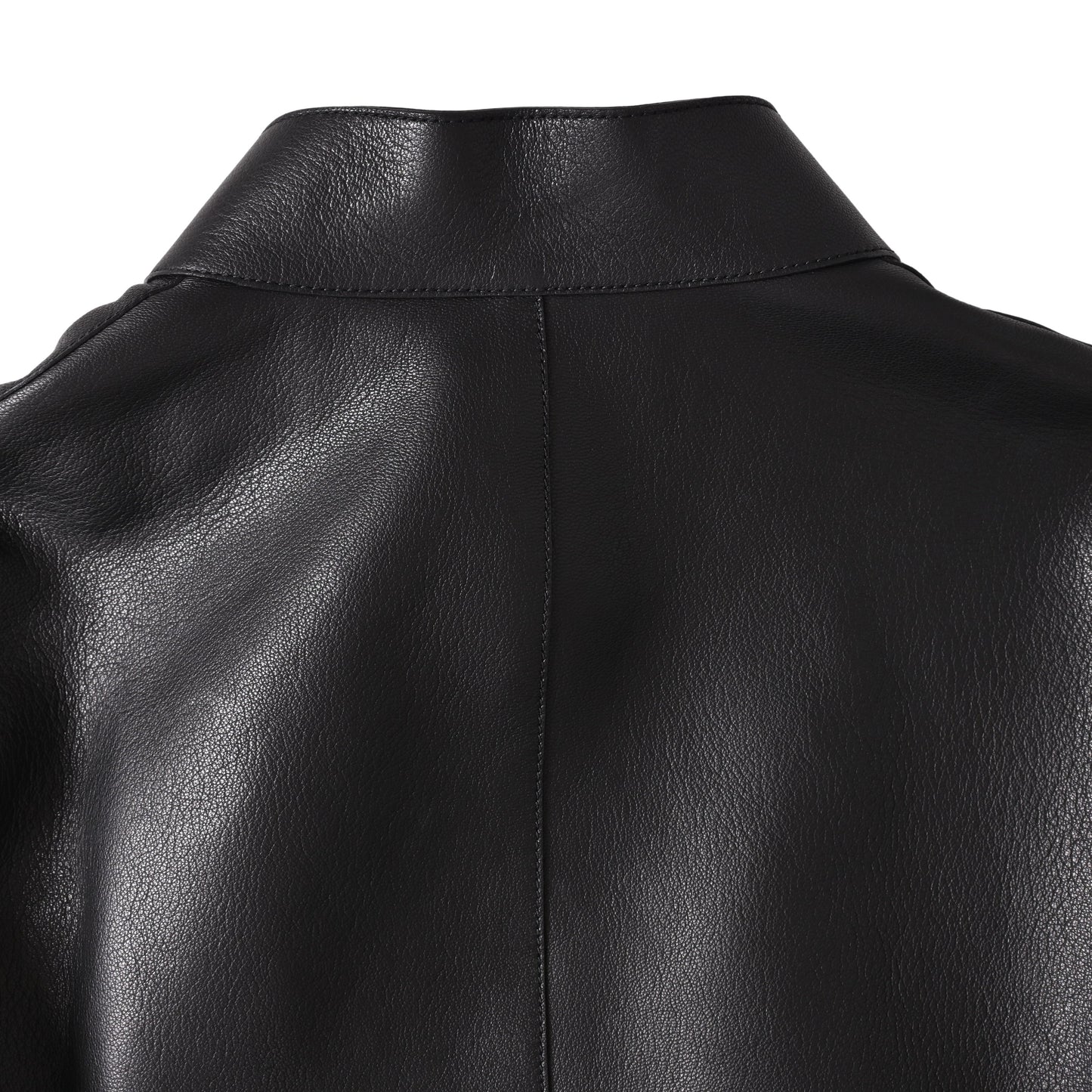 HERMES ライダース ジャケット レザー 黒 40
