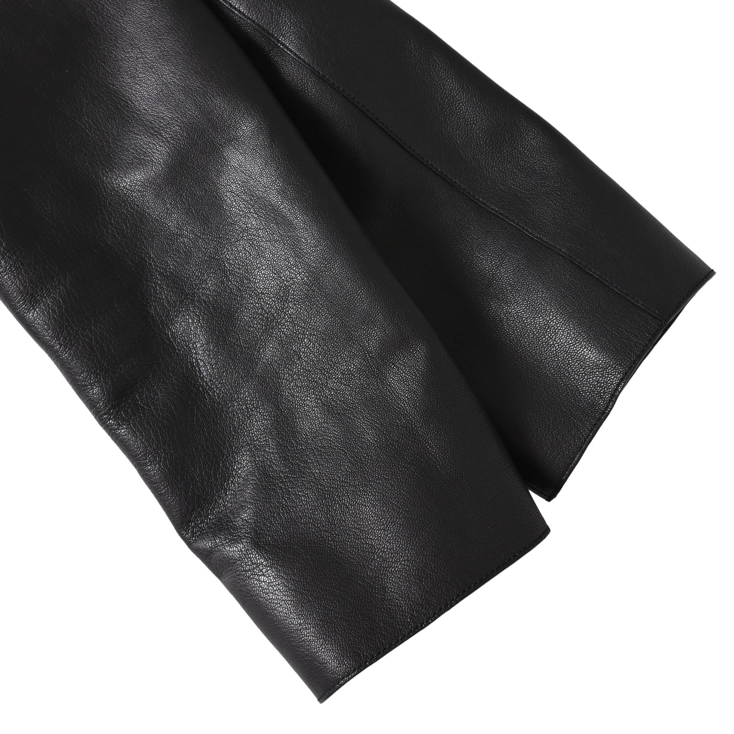 HERMES ライダース ジャケット レザー 黒 40