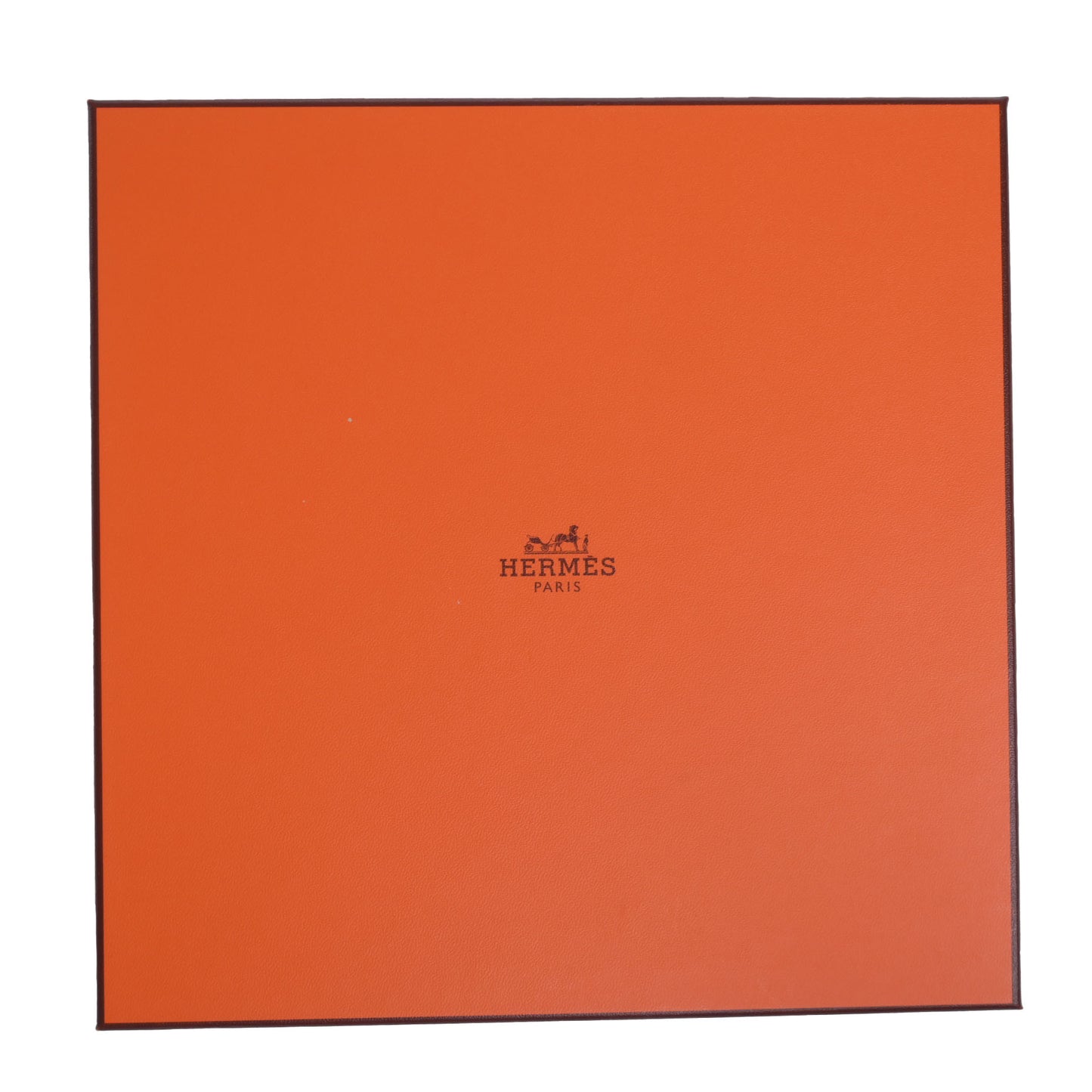 HERMES カレ90 サ・デコワフ シルク オレンジ