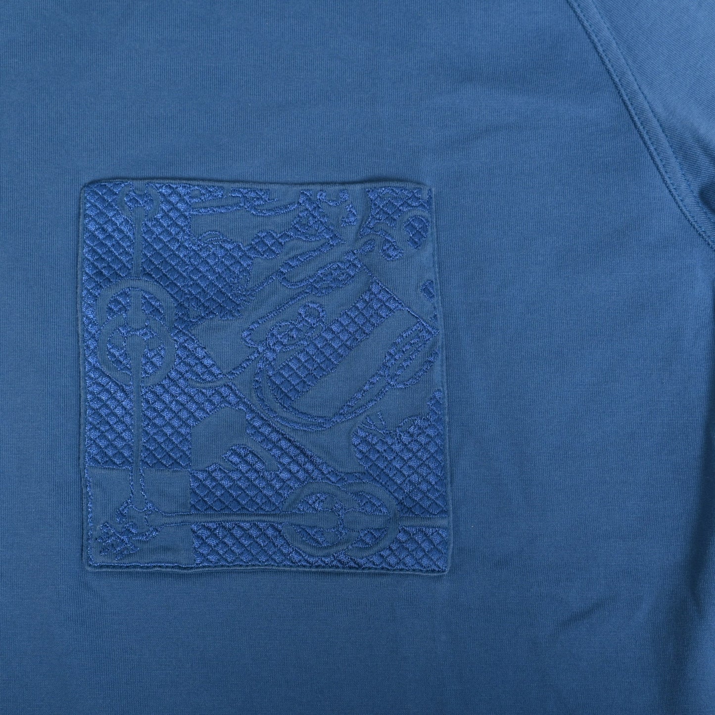 Tシャツ 刺繍 コットン ネイビー 38