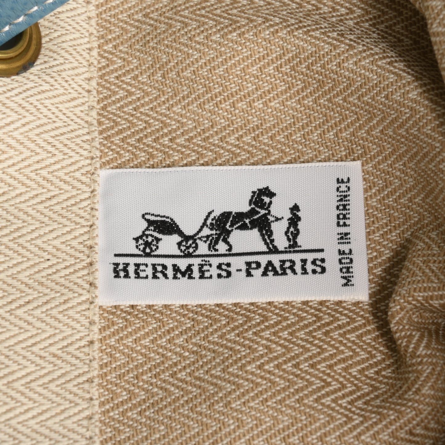 HERMES アリーヌGM トワルシェブロン ブルージーン