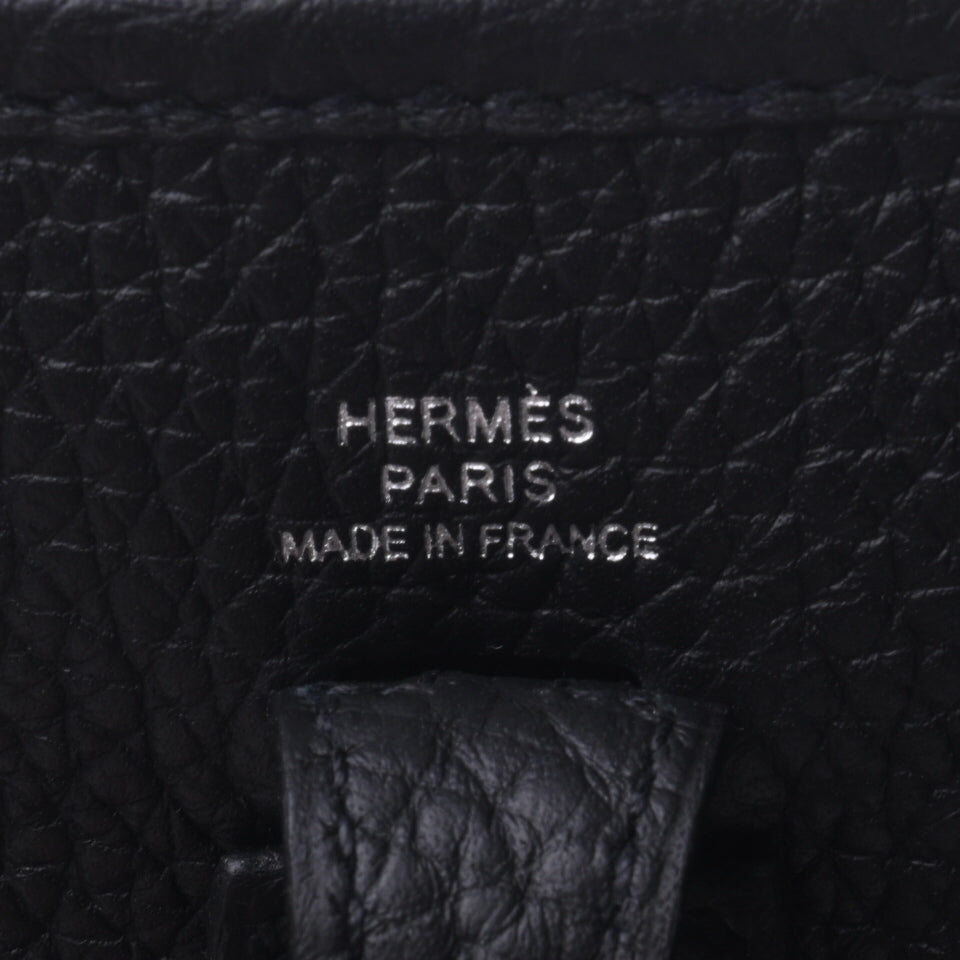 HERMES エヴリンTPM トリヨンクレマンス 黒 SS W刻印