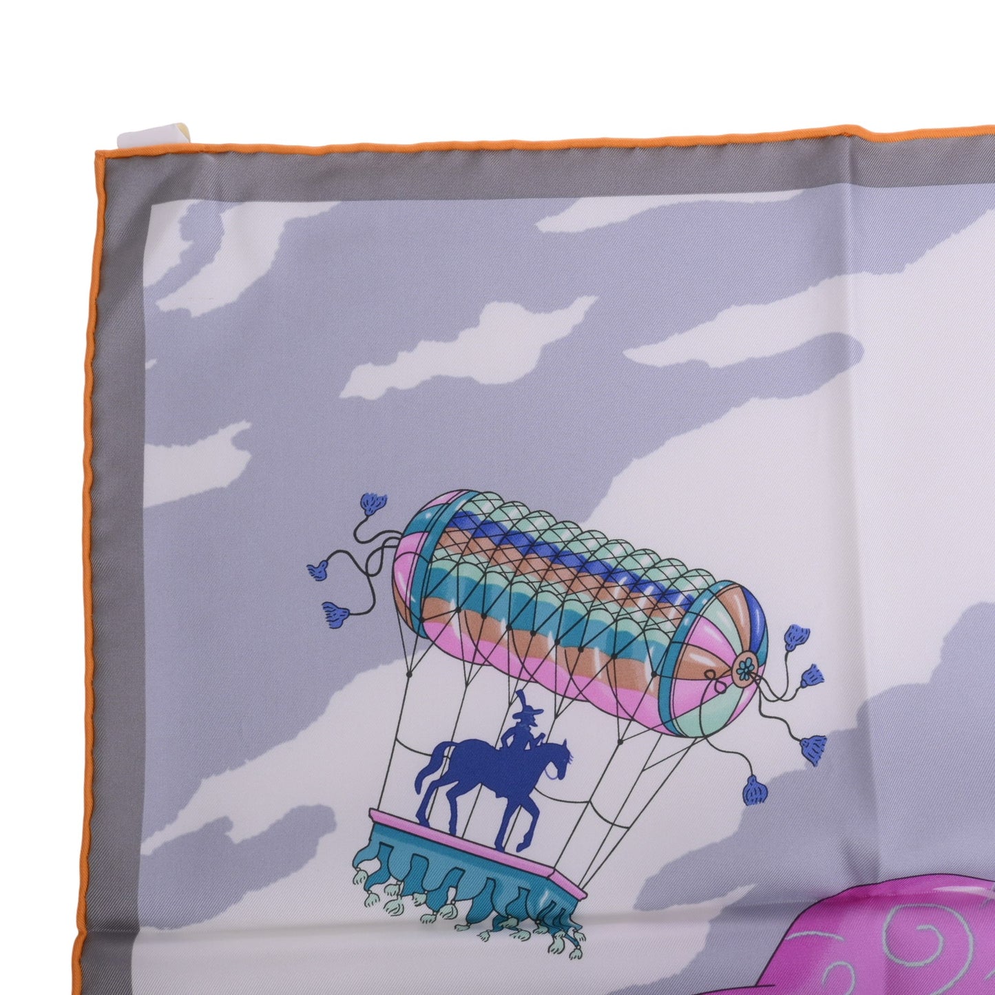 HERMES カレ90 パラード シルク マルチカラー