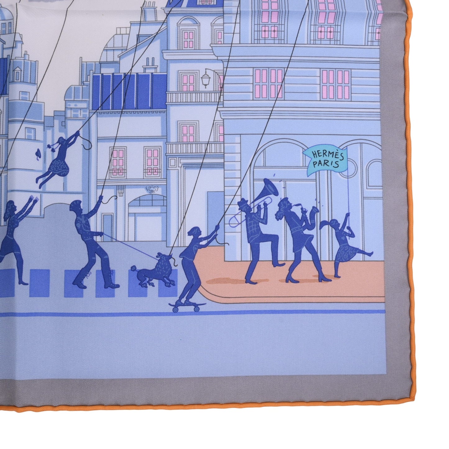 HERMES カレ90 パラード シルク マルチカラー