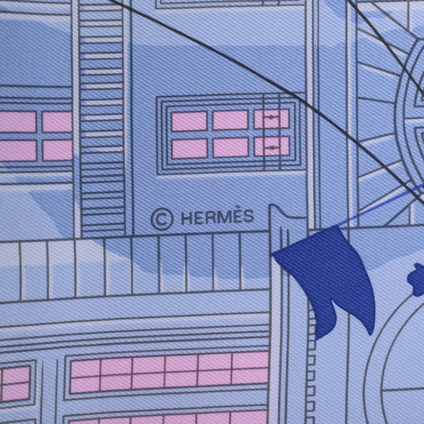 HERMES カレ90 パラード シルク マルチカラー