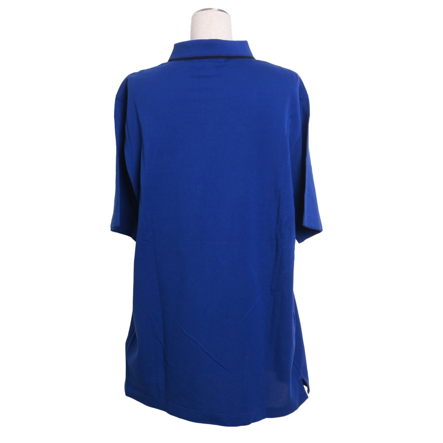 Polo shirt H logo cotton blue black XXL