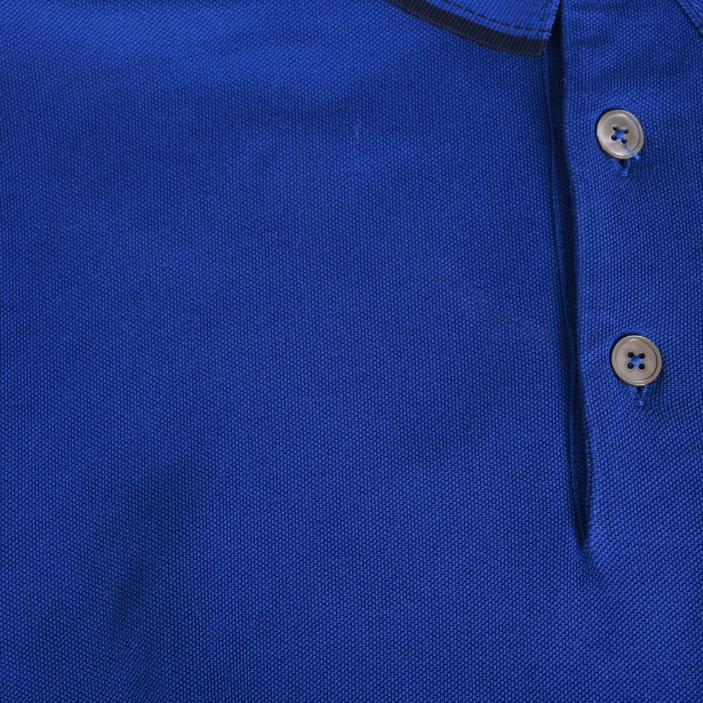 Polo shirt H logo cotton blue black XXL