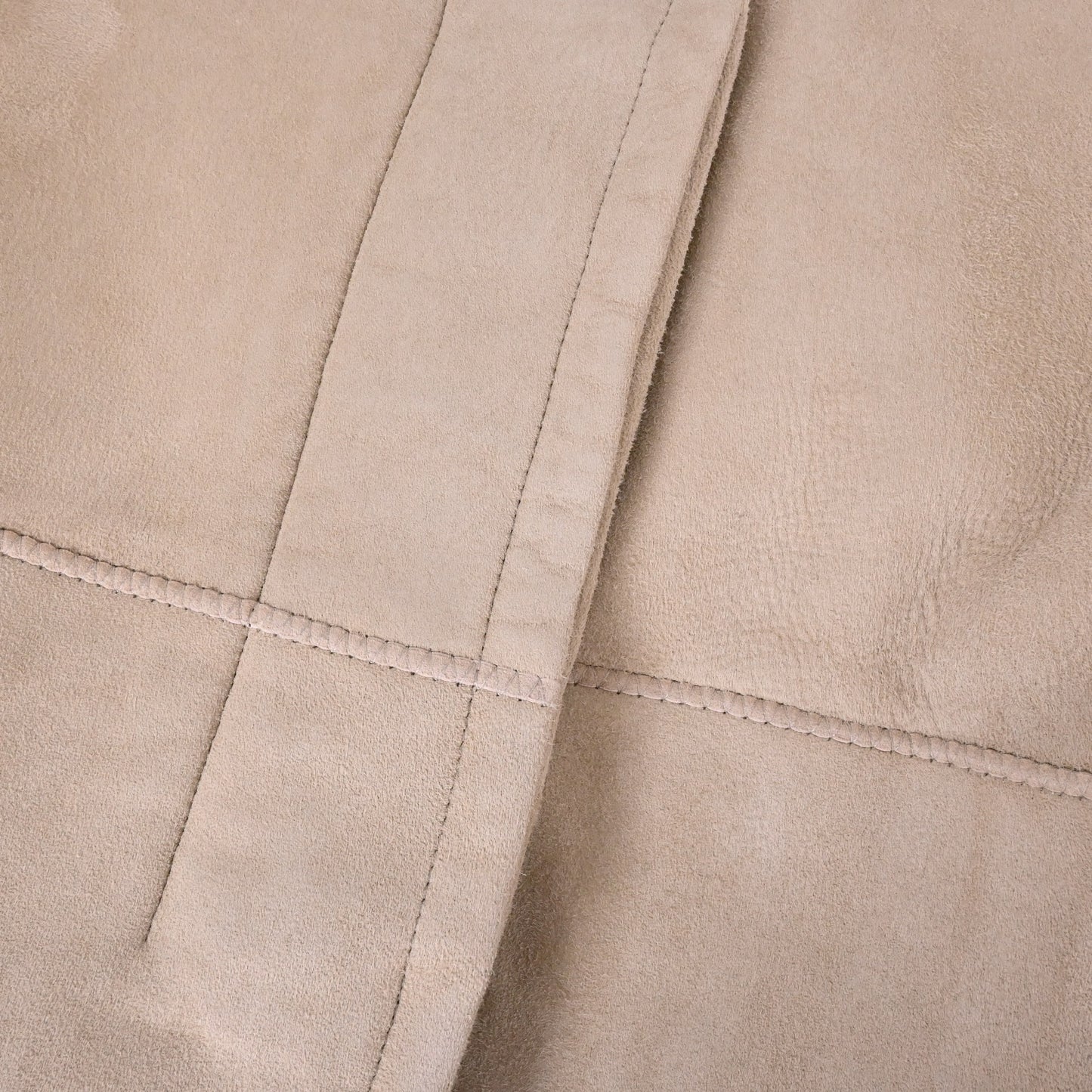 HERMES コート ムートン ベージュ 36