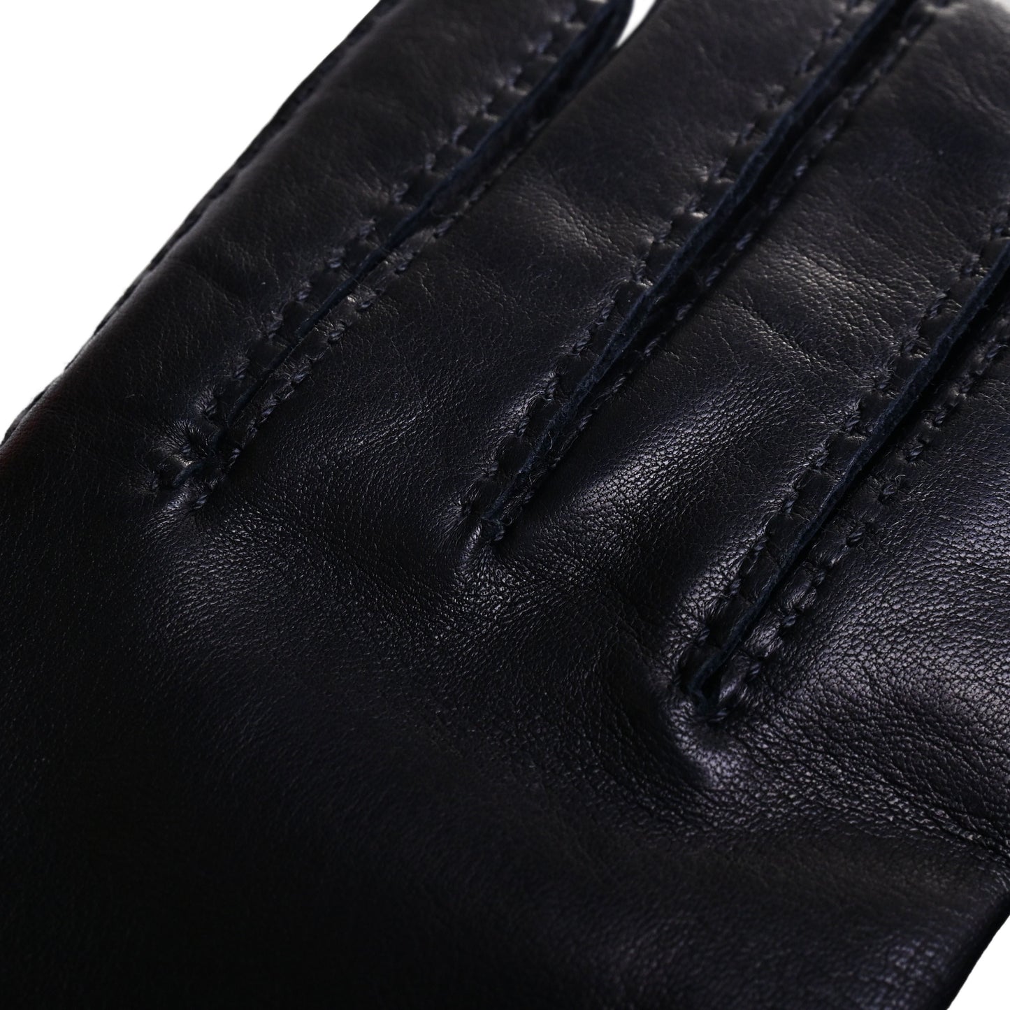 HERMES グローブ リボン ラム 黒 7