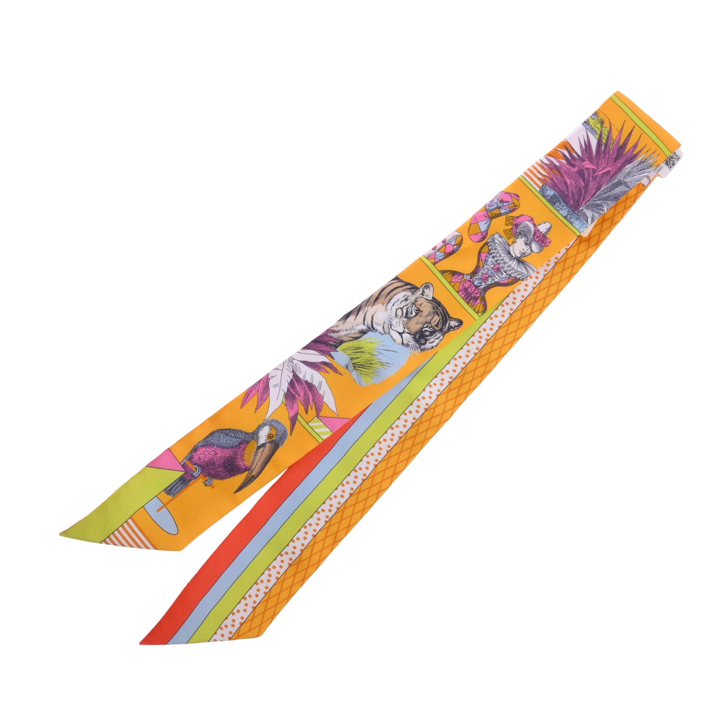 HERMES ツイリー グランテアトルヌーヴォー シルク マルチカラー