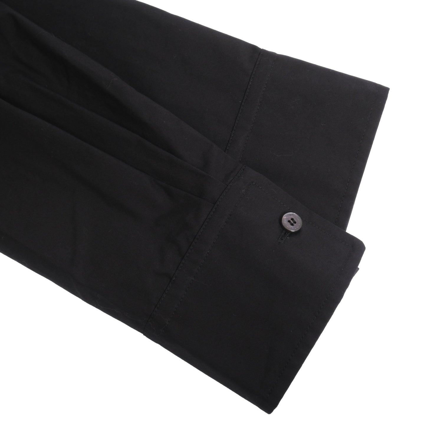 HERMES シャツ コットン 黒 34