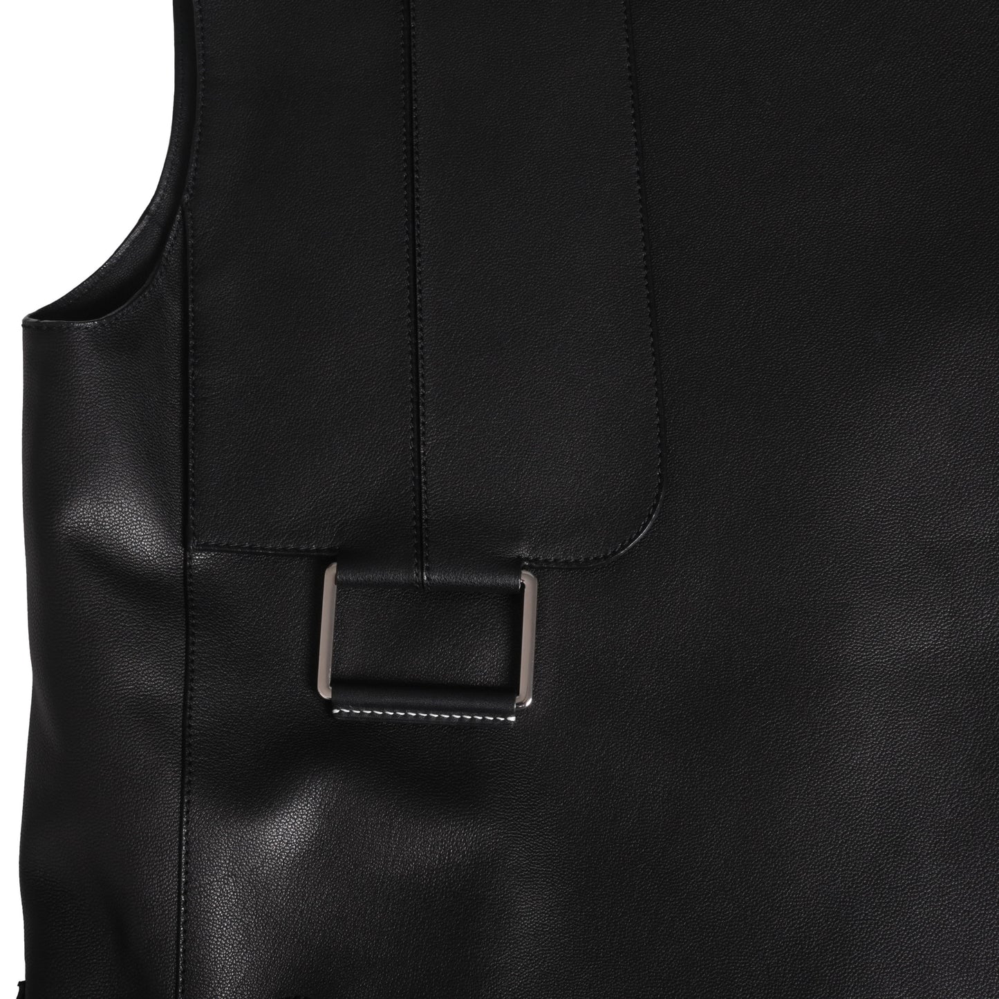 HERMES ロングジレ ゴート 黒 34