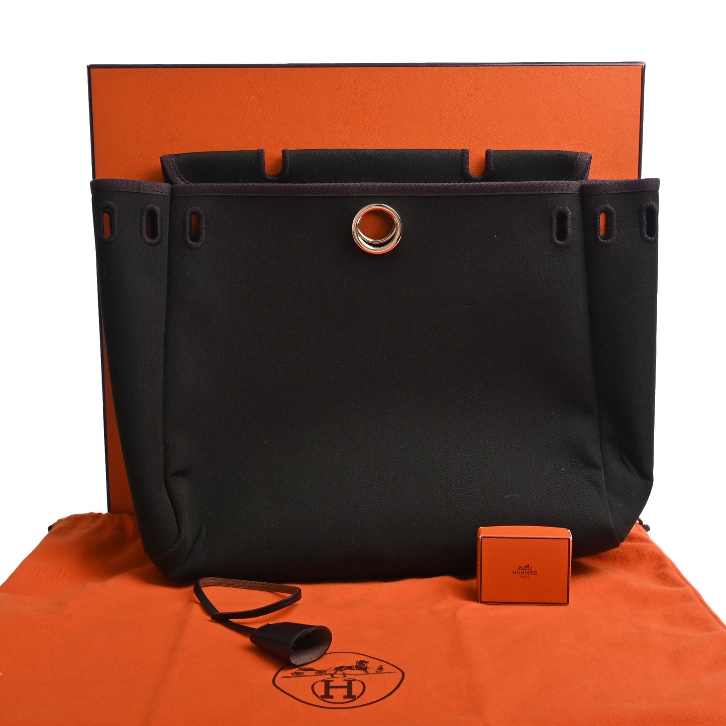 HERMES エールバッグPM ヴィブラート ブラウン GP □G刻印