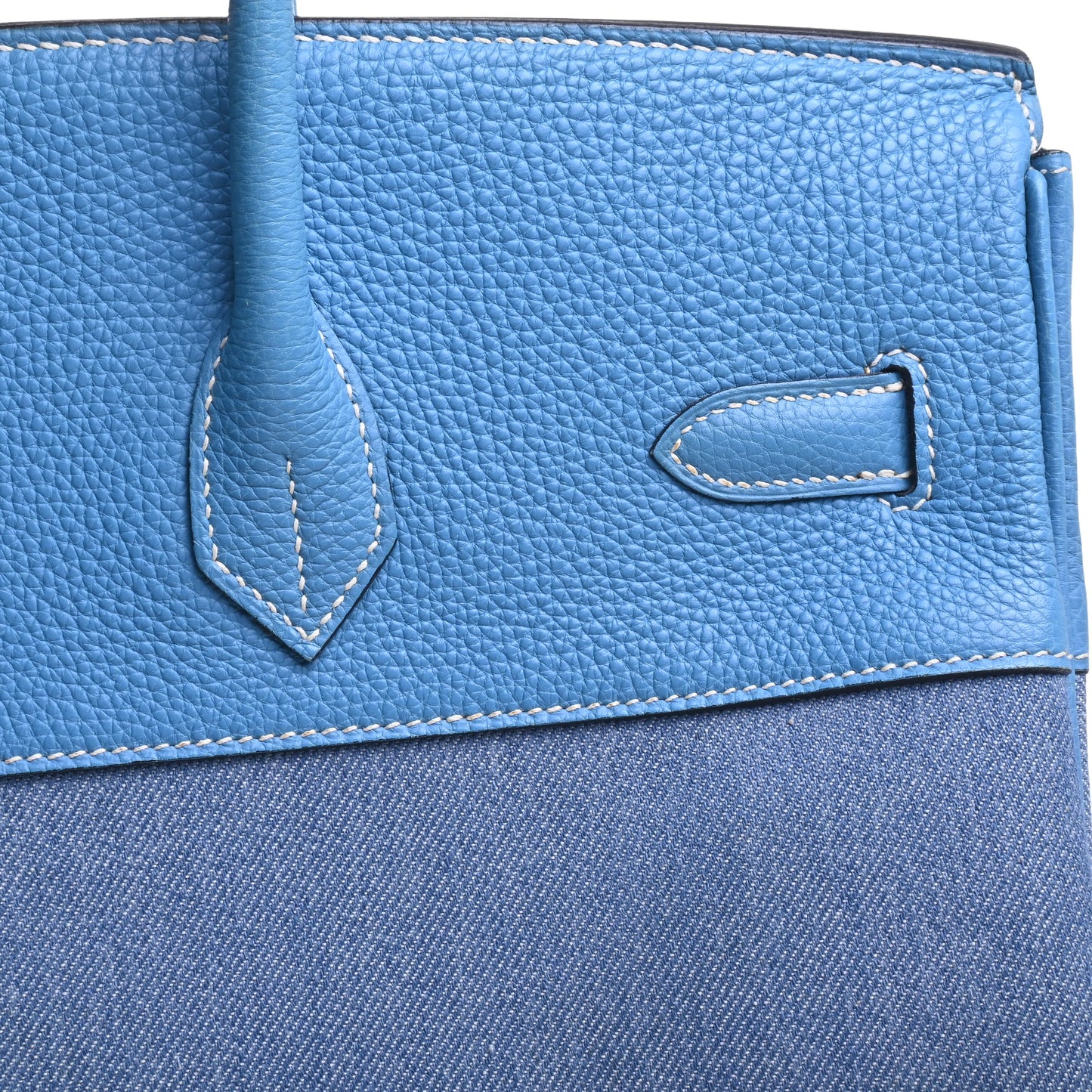HERMES バーキン35 トゴ デニム ブルージーン SS □D刻印