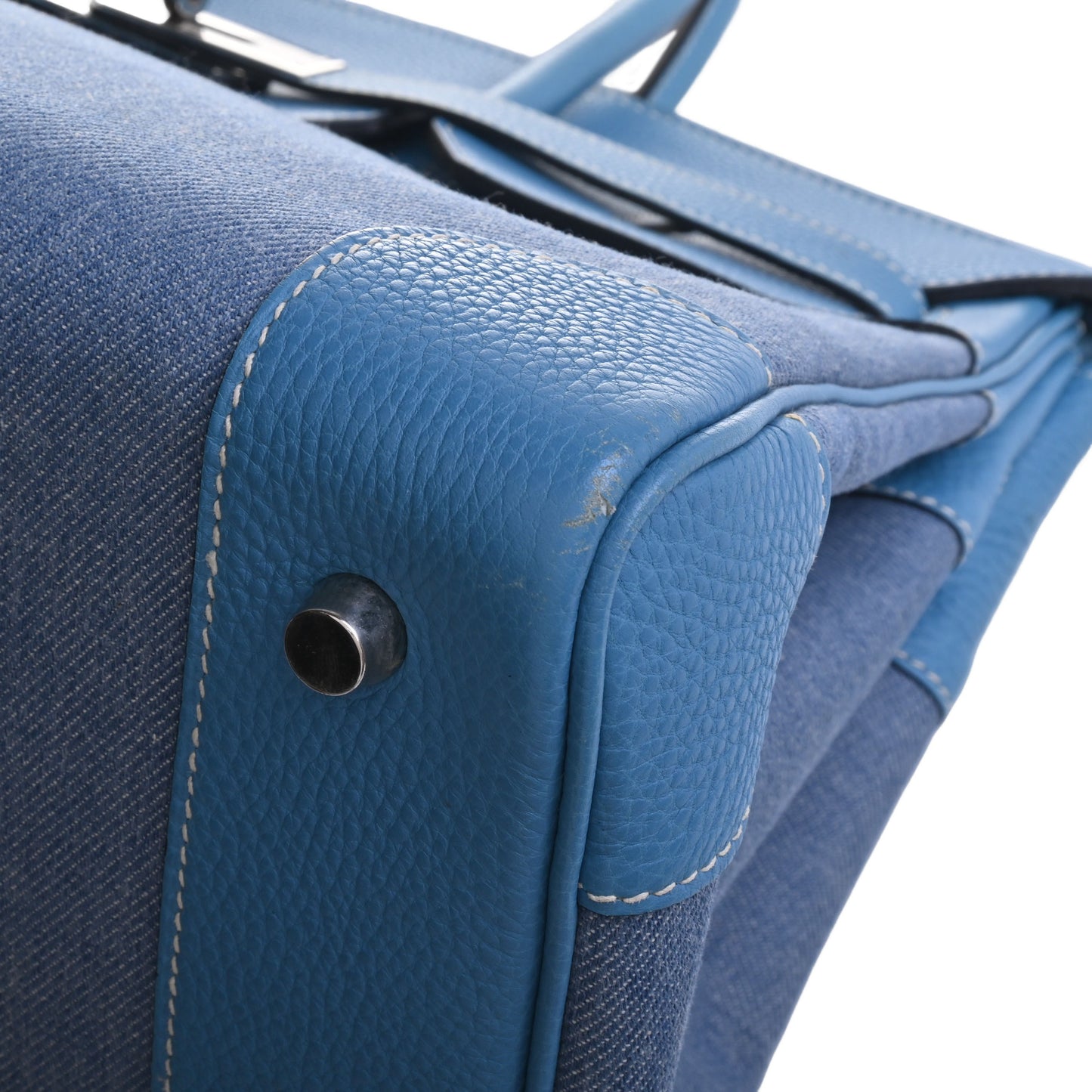 HERMES バーキン35 トゴ デニム ブルージーン SS □D刻印