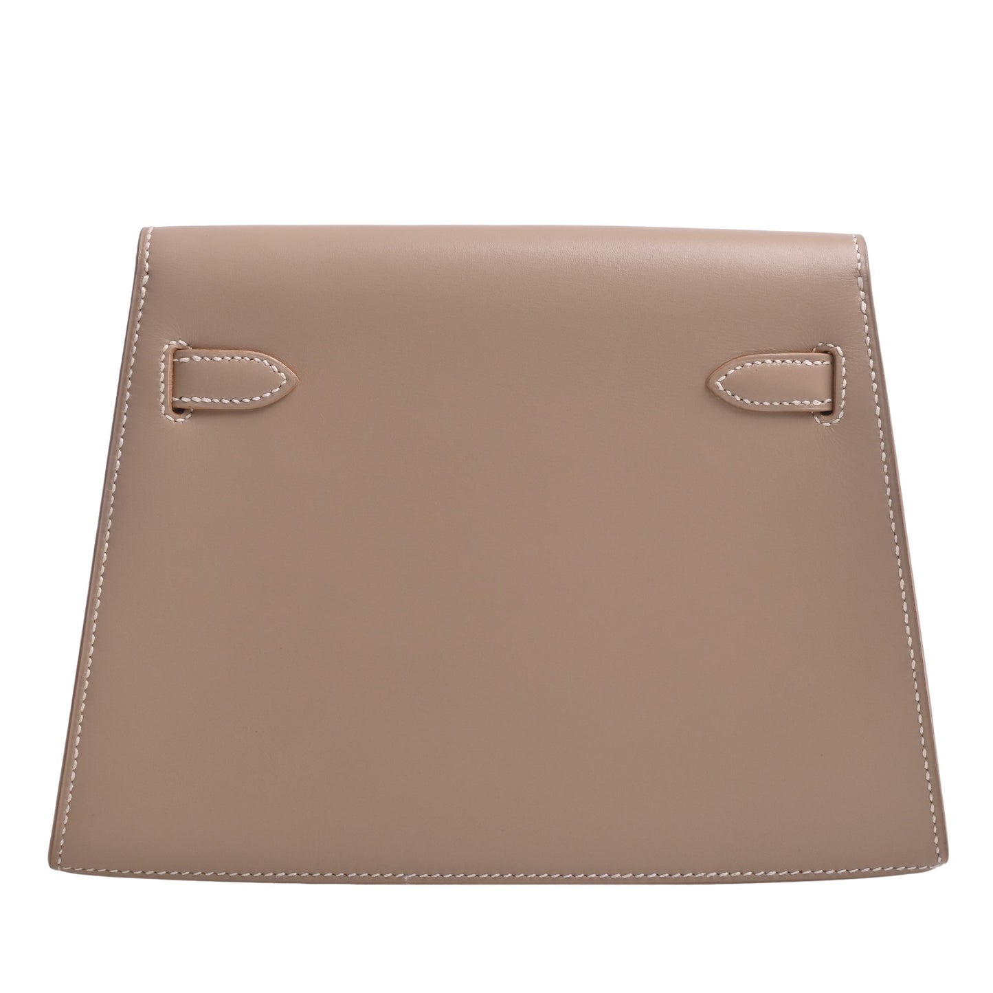 HERMES ケリークラッチ ボックスカーフ ベージュ GP □D刻印