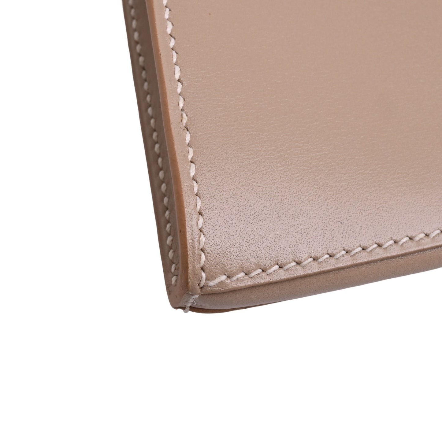 HERMES ケリークラッチ ボックスカーフ ベージュ GP □D刻印