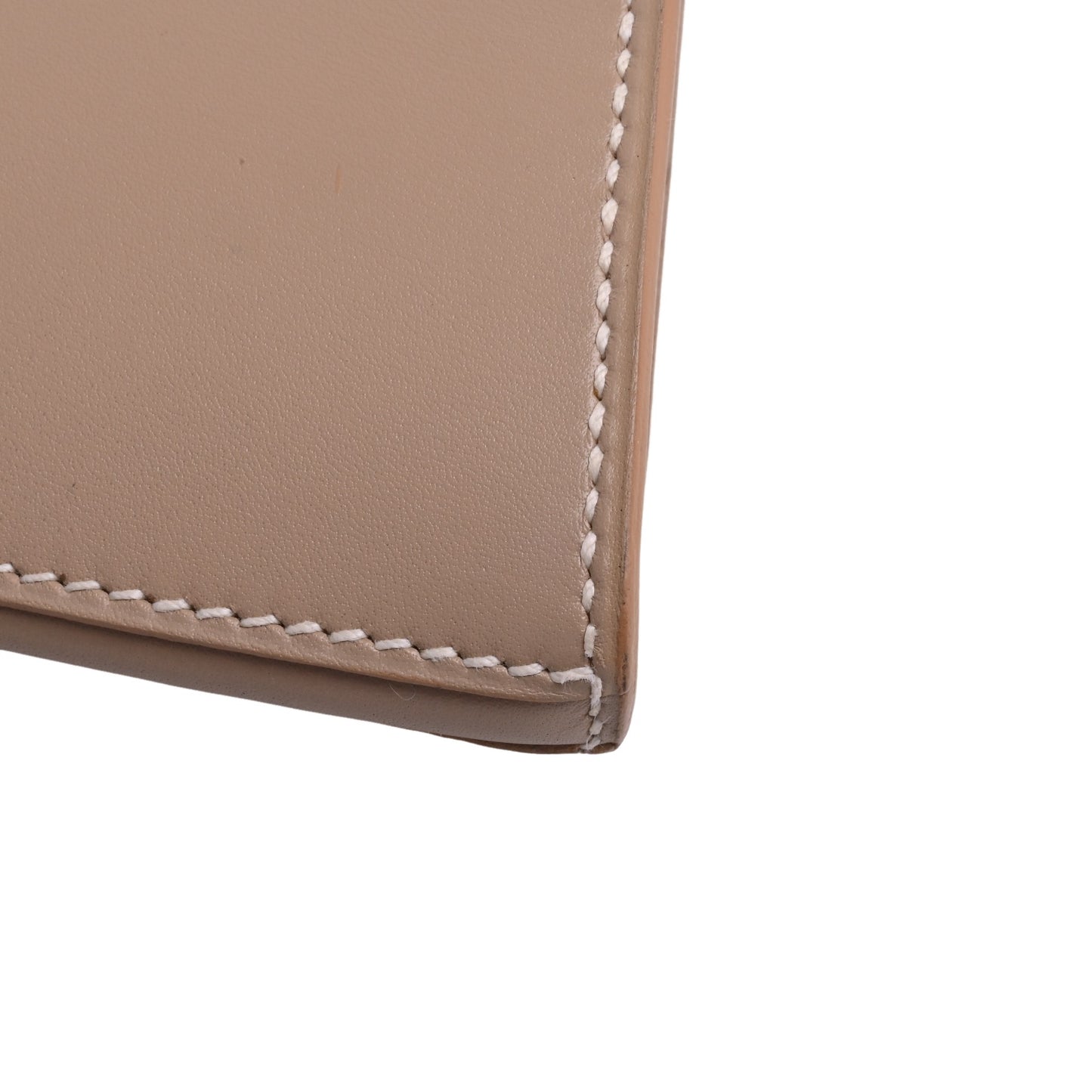 HERMES ケリークラッチ ボックスカーフ ベージュ GP □D刻印