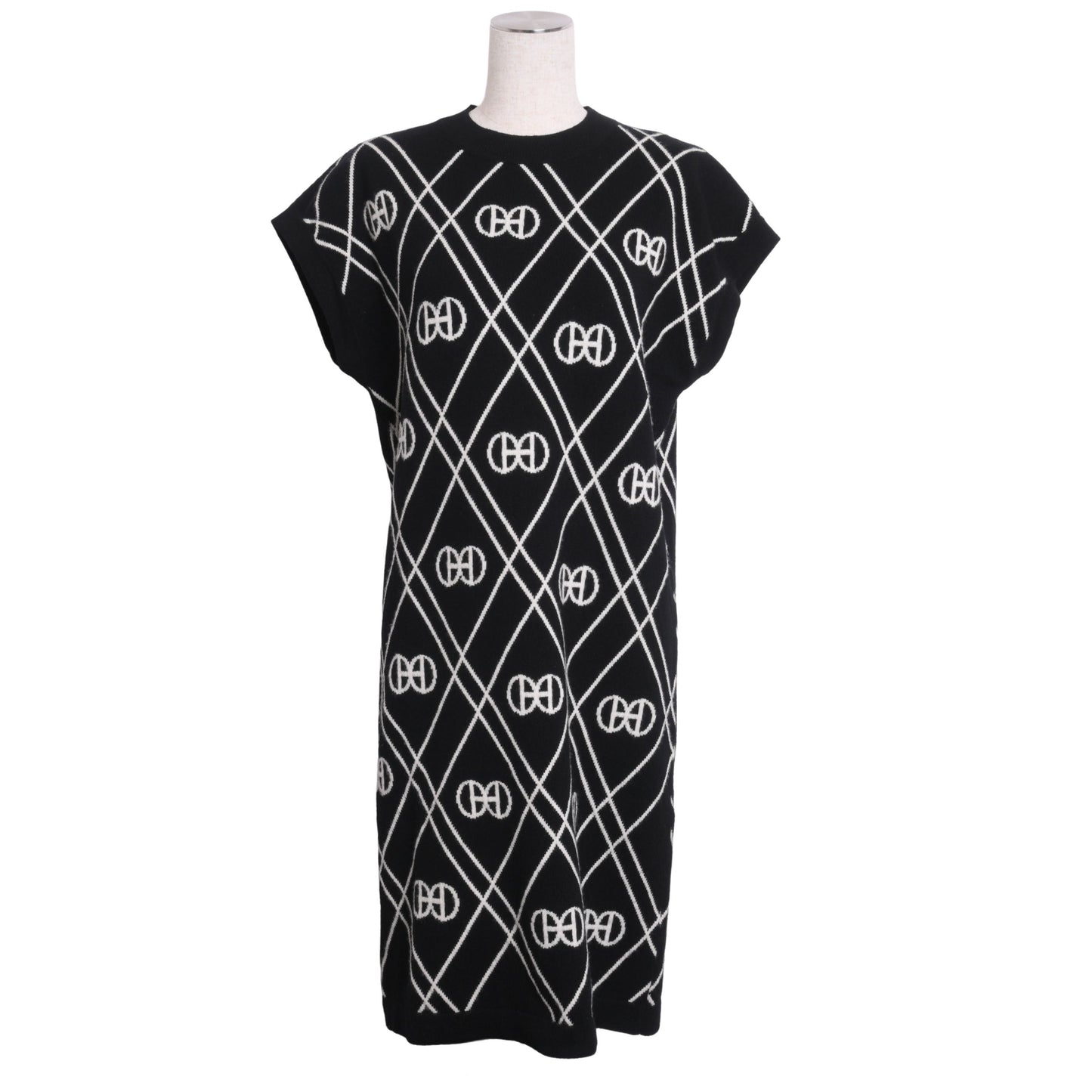 Knit dress, cashmere, black, 38