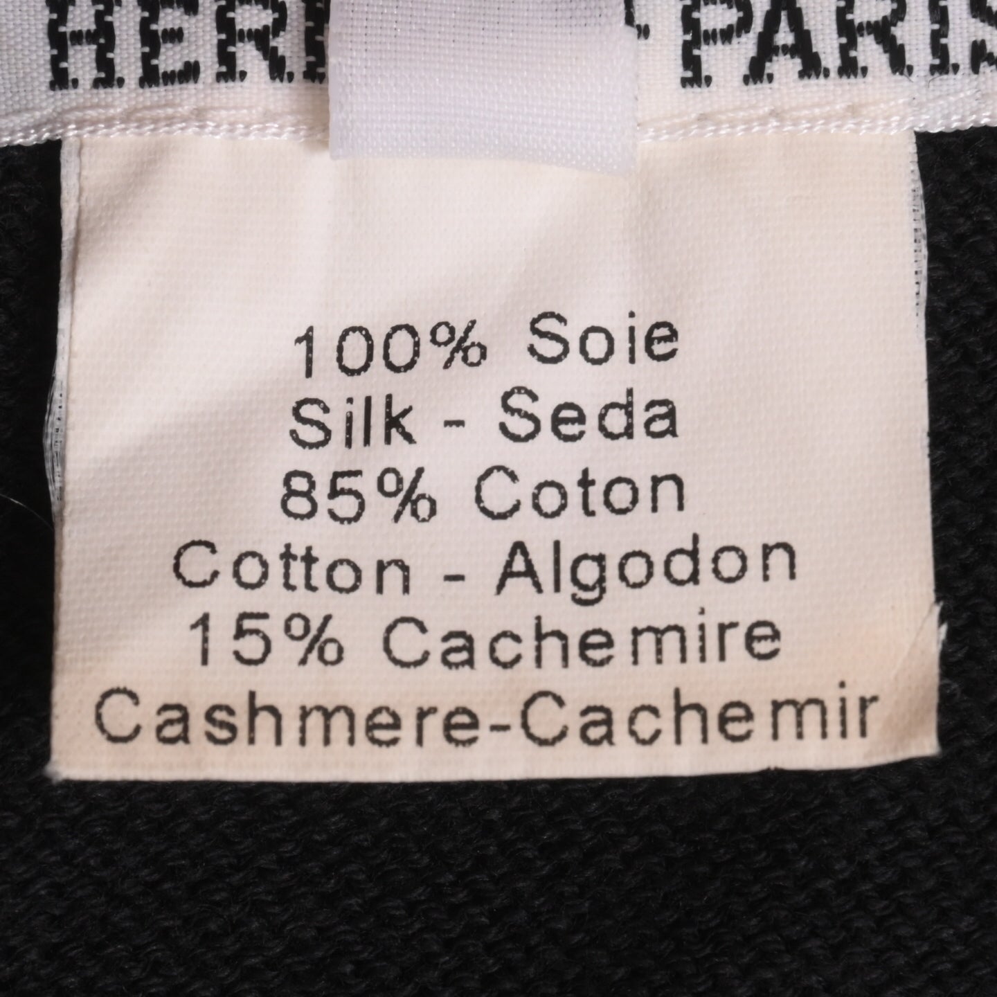 HERMES シャツ PARURES DES SABLES コットン 黒 M