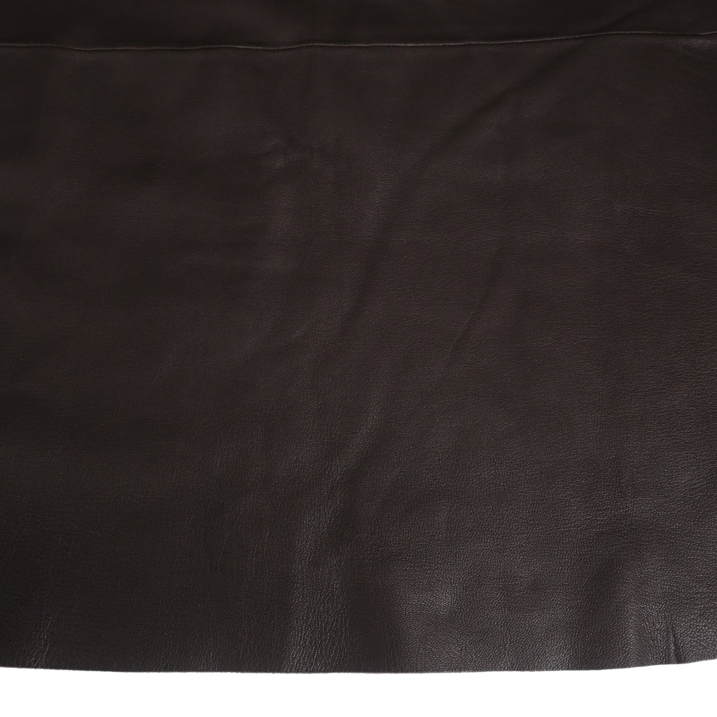 HERMES レザーカットソー ブラウン 42